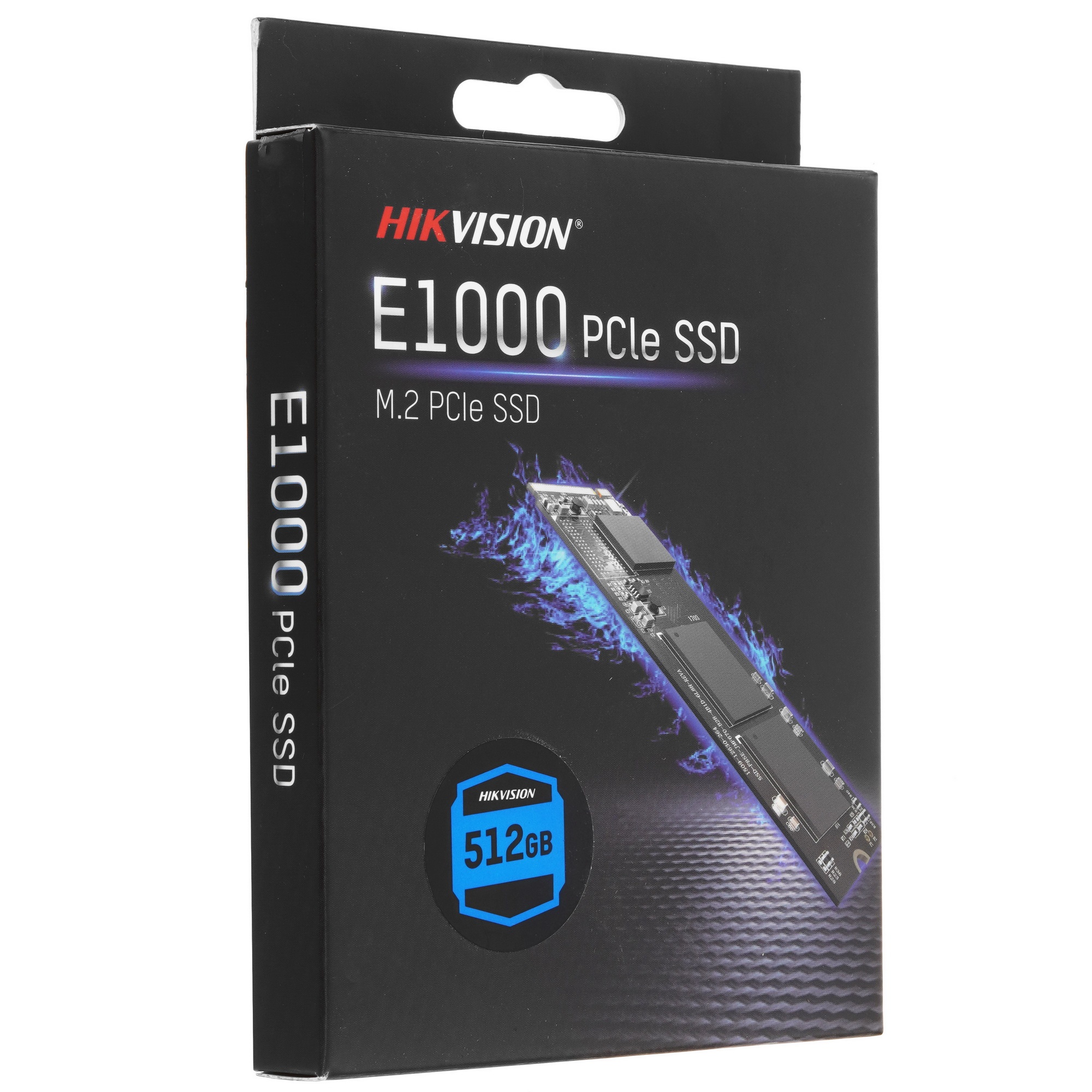 Накопитель SSD Hikvision HS-SSD-E1000/512G Hiksemi, 512Gb, PCIe 3.0 x4, M.2 2280, NVMe, R/W 2000/161