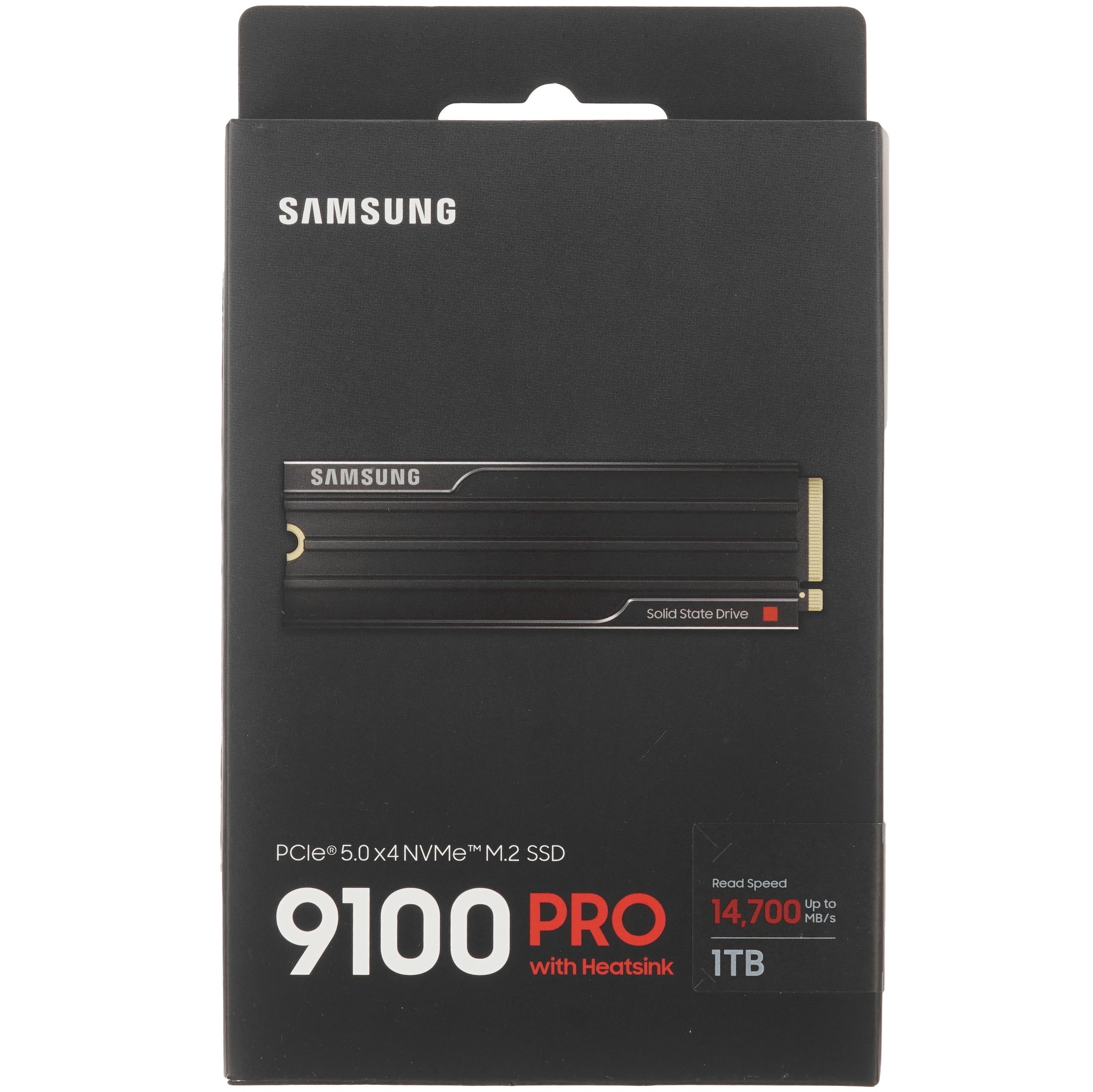 Твердотельный диск 1TB Samsung 9100 PRO, M.2, PCI-E 5.0 x4, TLC 3D NAND [R/W - 14800/13400 MB/s] с р
