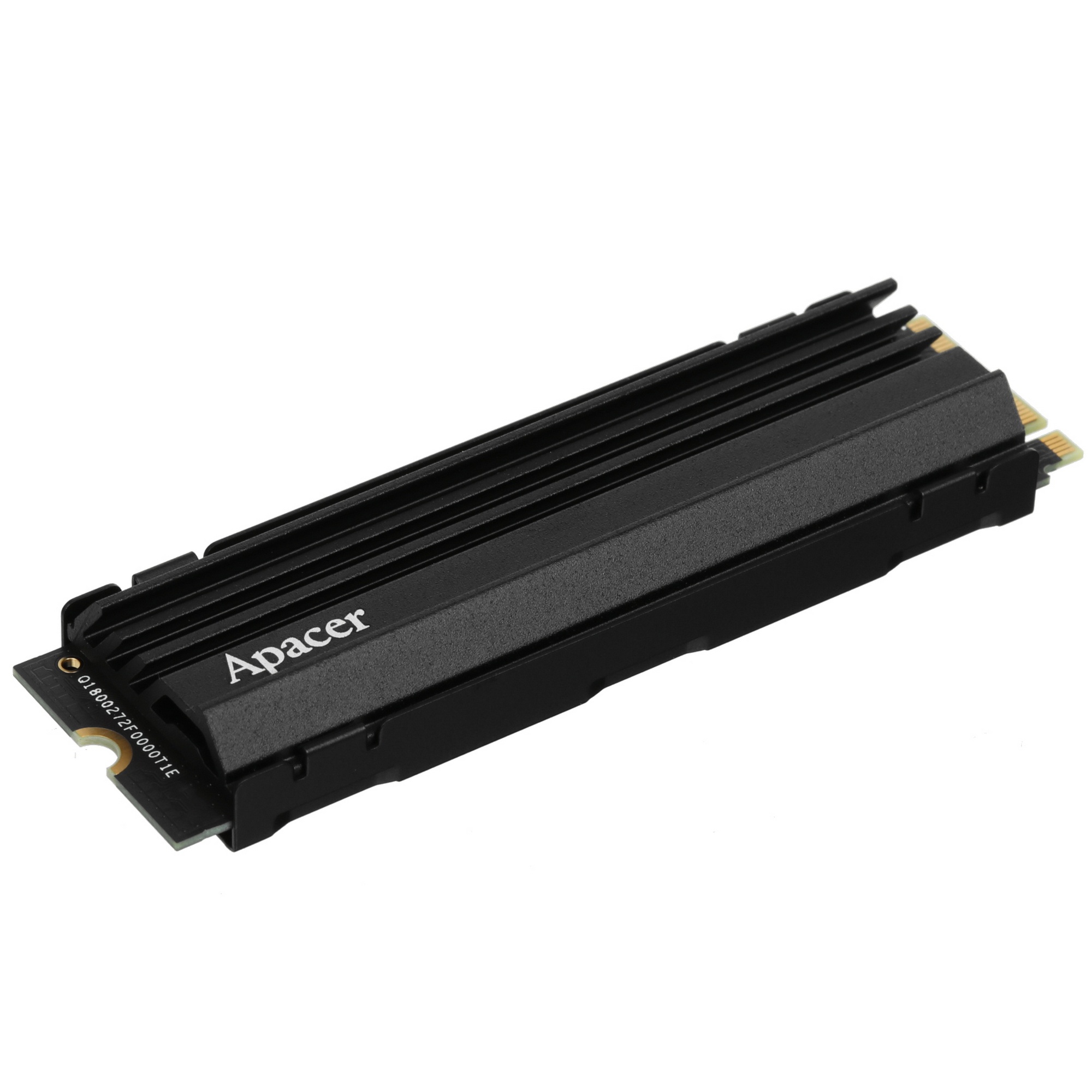 Накопитель SSD Apacer AS2280Q4U, 1Tb, M.2 2280, PCIe 4.0 x4, NVMe, R/W 7300/6000, с радиатором
