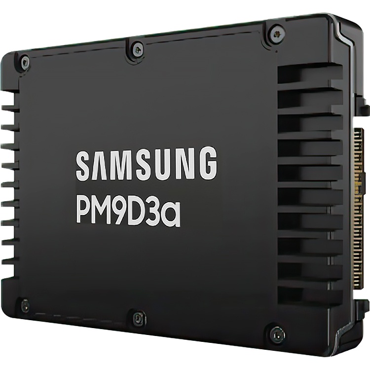 Твердотельный накопитель Samsung SSD PM9D3a, 960GB, U.3(2.5" 15mm), NVMe, PCIe 5.0x4, 3D TLC, R/W 12