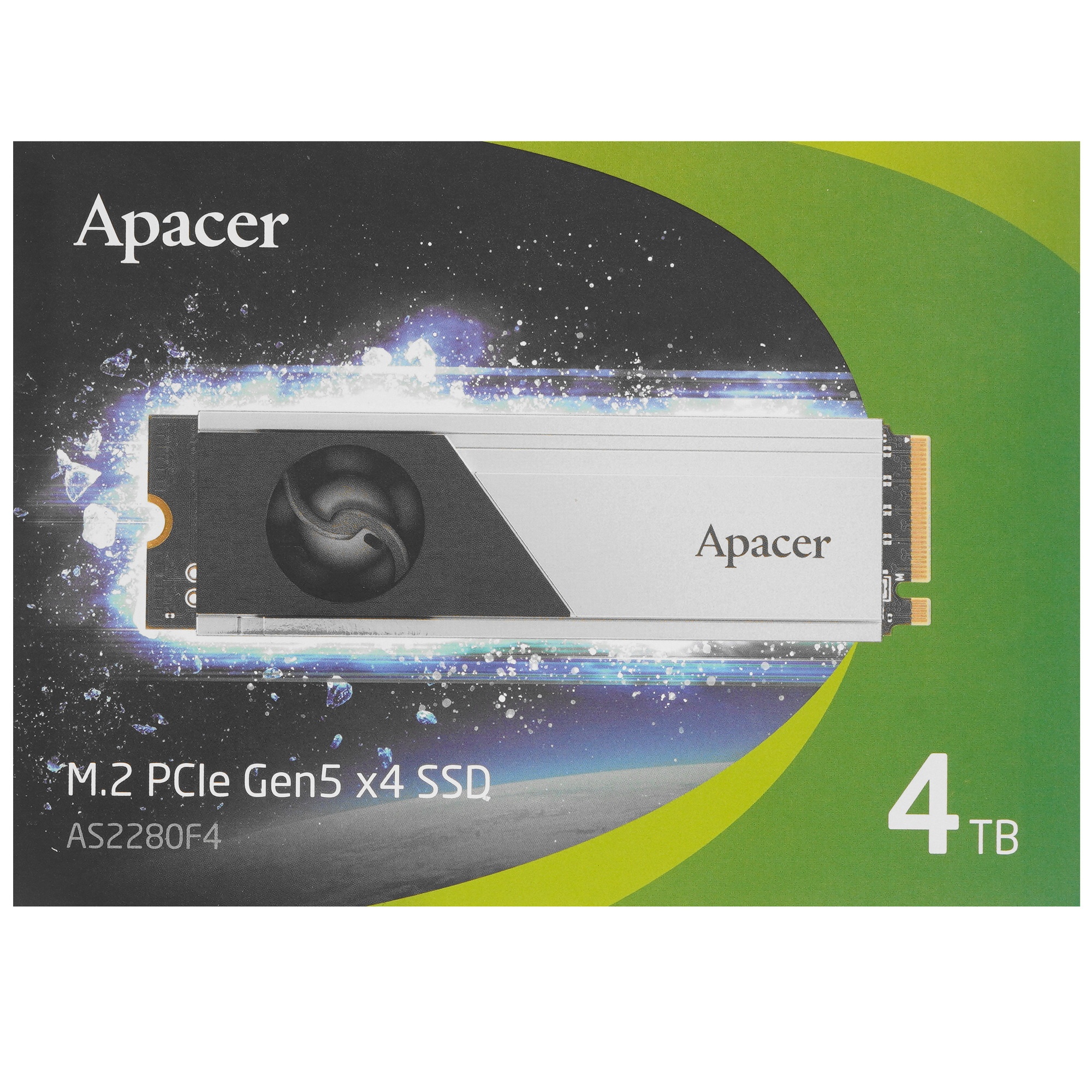 Твердотельный накопитель SSD Apacer M.2 2280 4TB AS2280F4 Client SSD AP4TBAS2280F4-1 Standard(Single