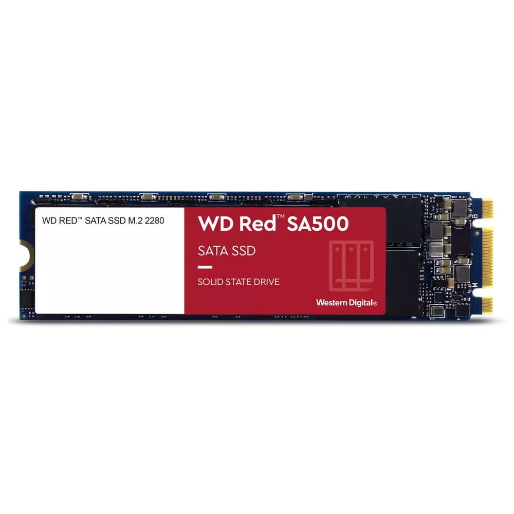 Накопитель SSD WD Red SA500 WDS100T1R0B, 1000Gb, SATA III, M.2 2280, R/W 560/530