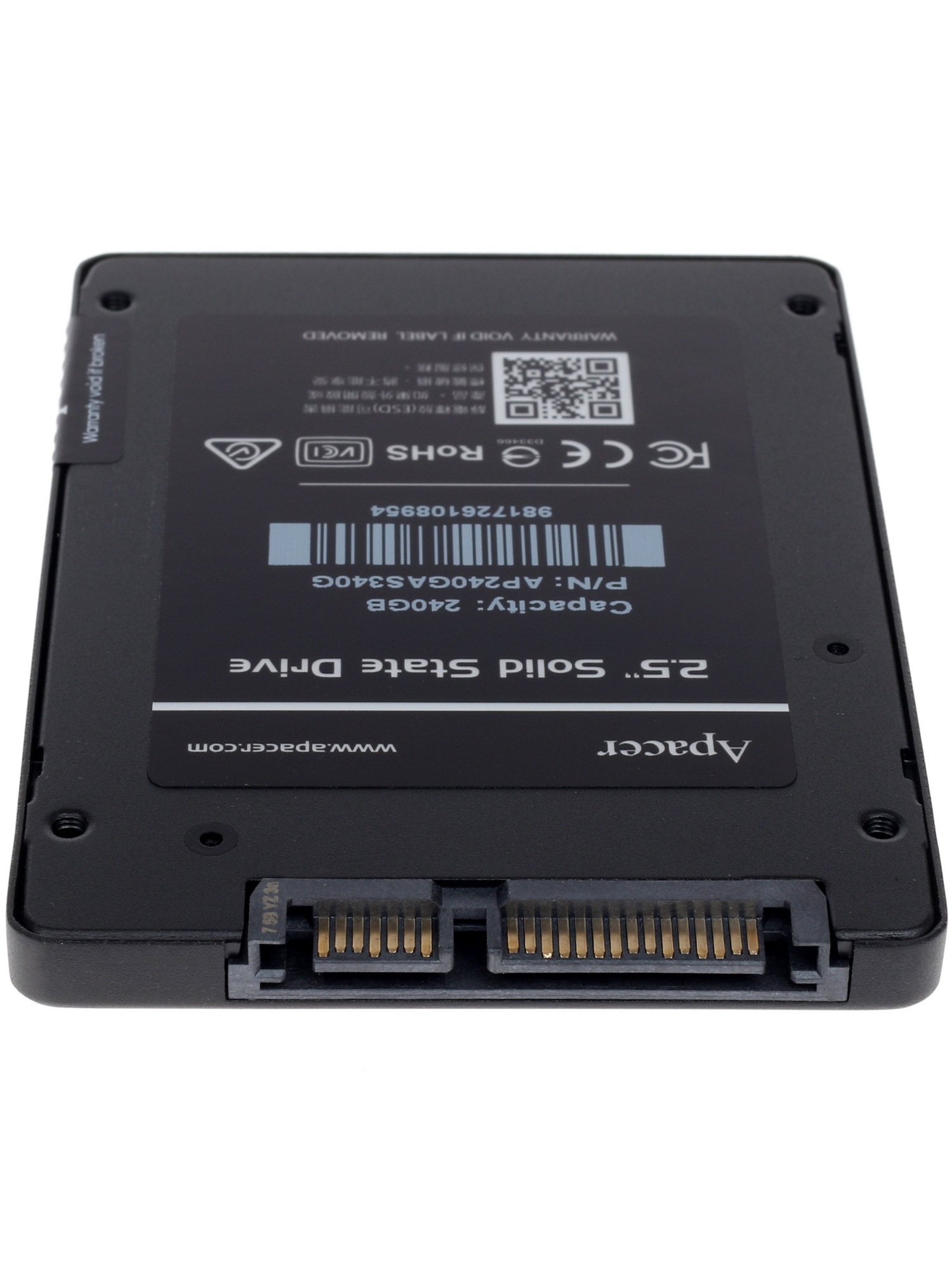 Накопитель SSD Apacer AS340 PANTHER, 240GB, SATA III, 2.5", R/W 550/520