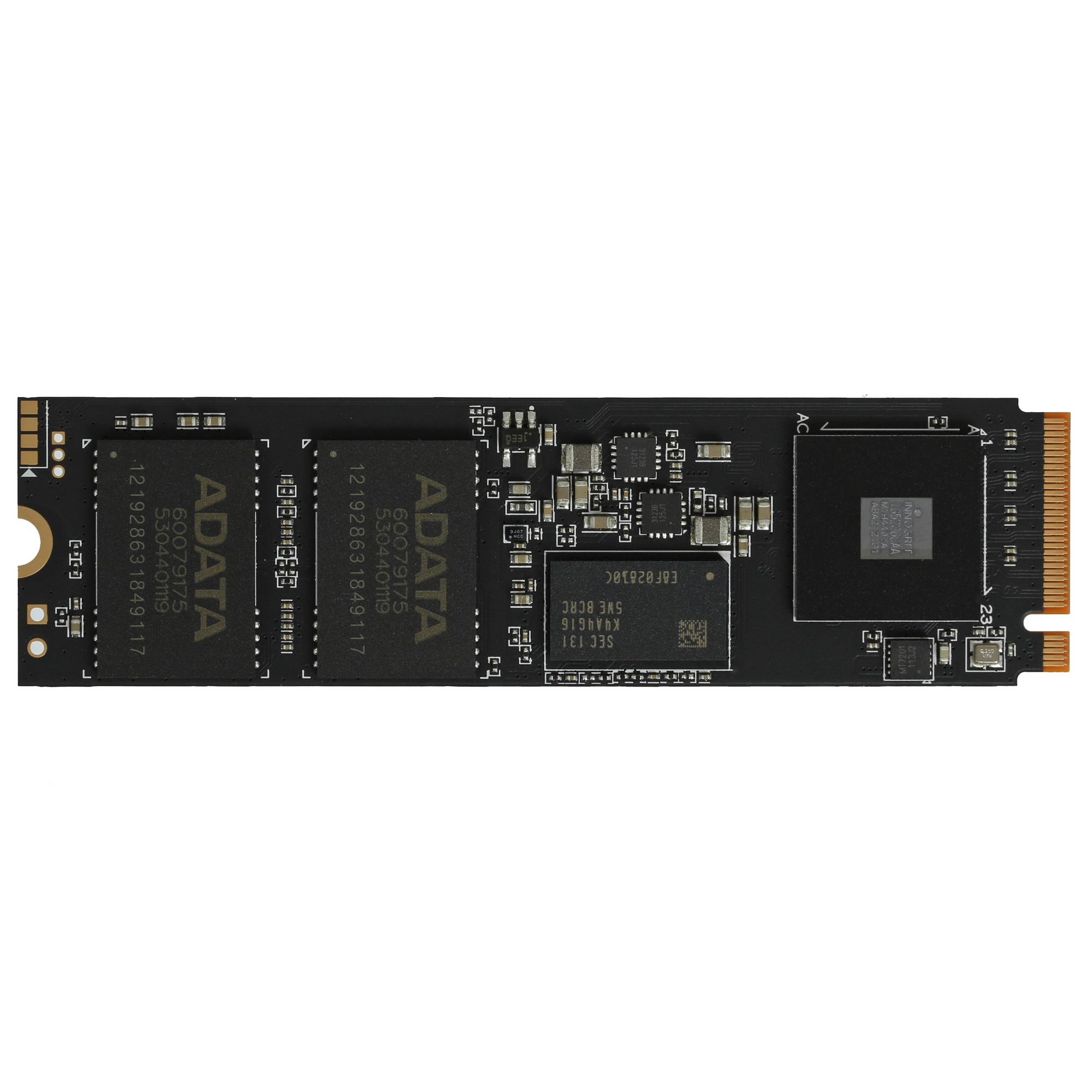 Накопитель SSD ADATA XPG GAMMIX S70 BLADE, 512Gb, PCIe 4.0 x4, M.2 2280, NVMe, R/W 7200/2600, с ради