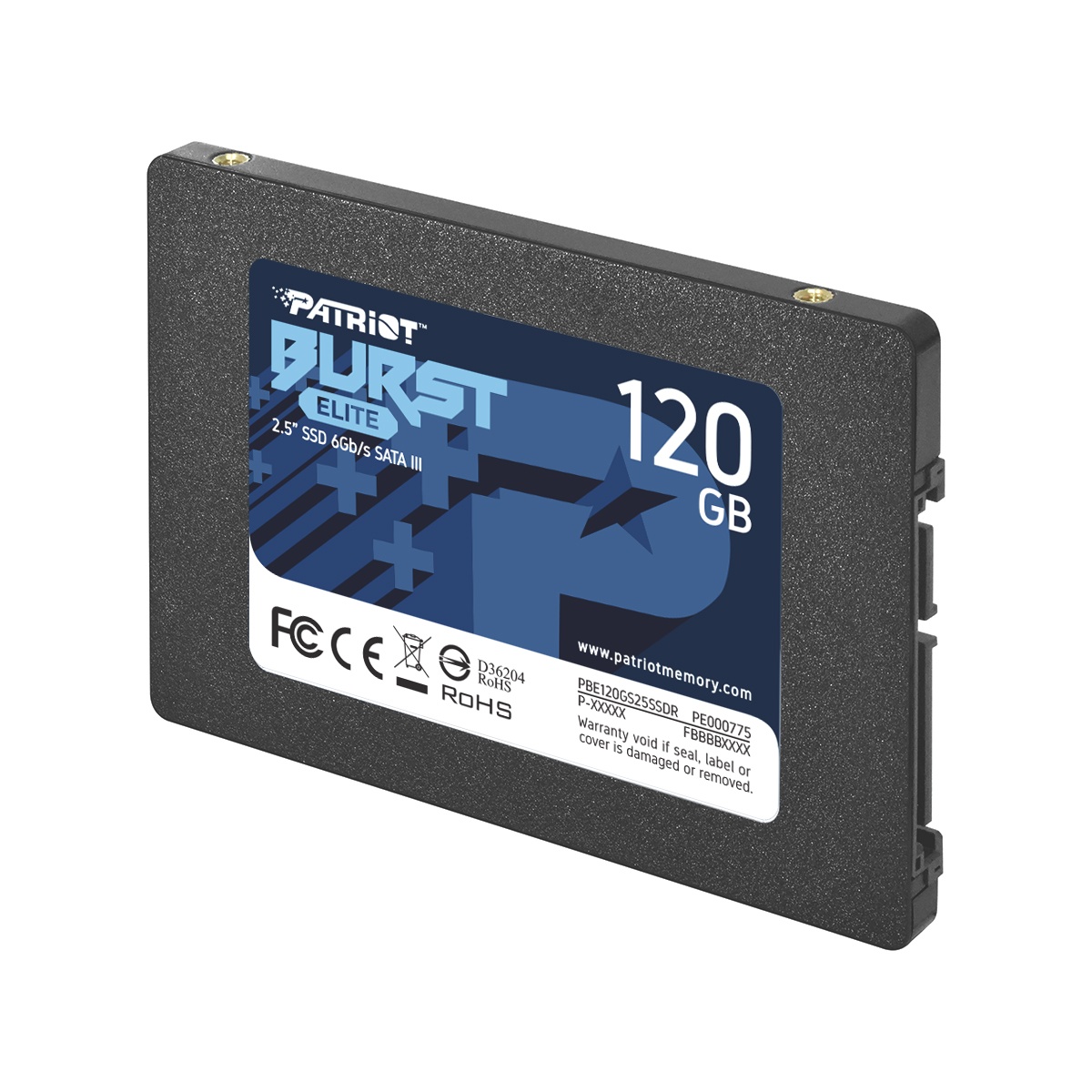 Накопитель SSD Patriot Burst Elite, 120GB, SATA, 2.5", R/W 450/320