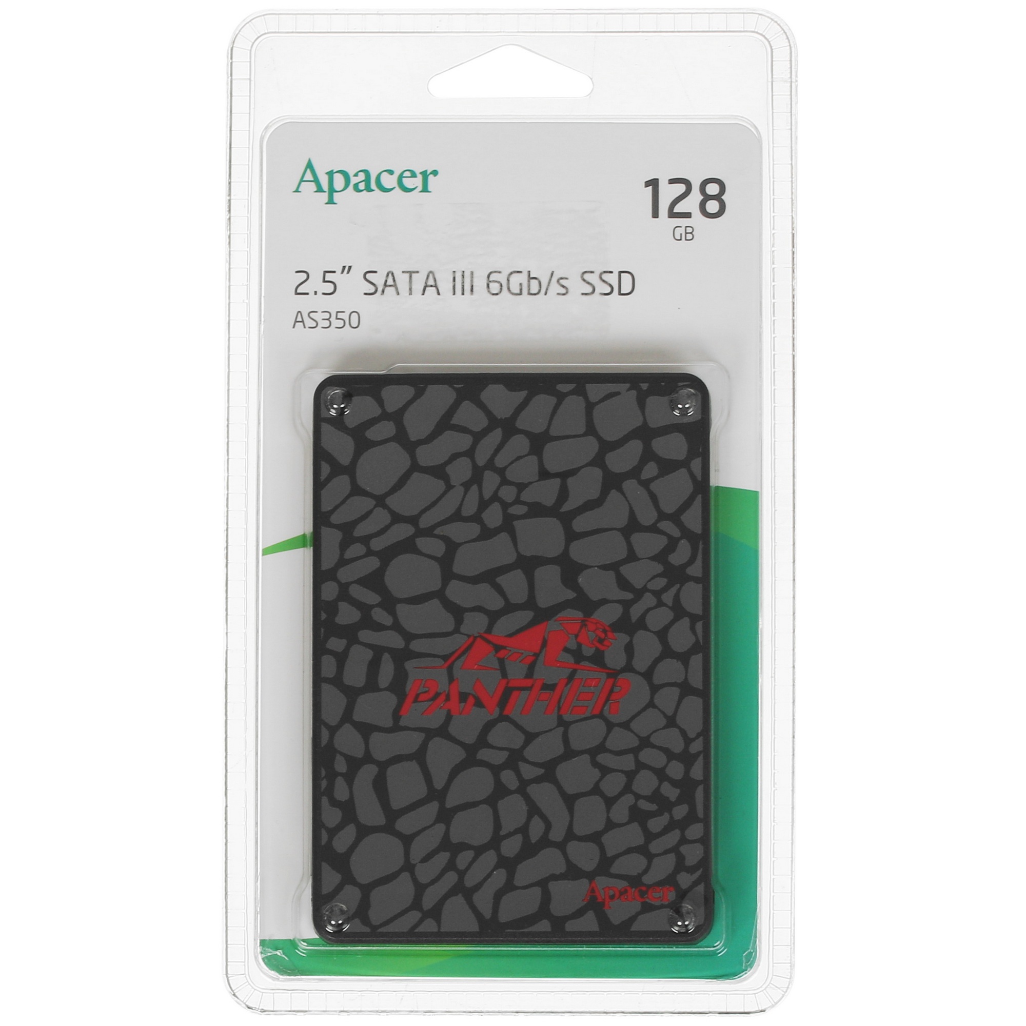 Накопитель SSD Apacer AS350 PANTHER, 128ГБ, 2.5", SATA III, R/W 560/540