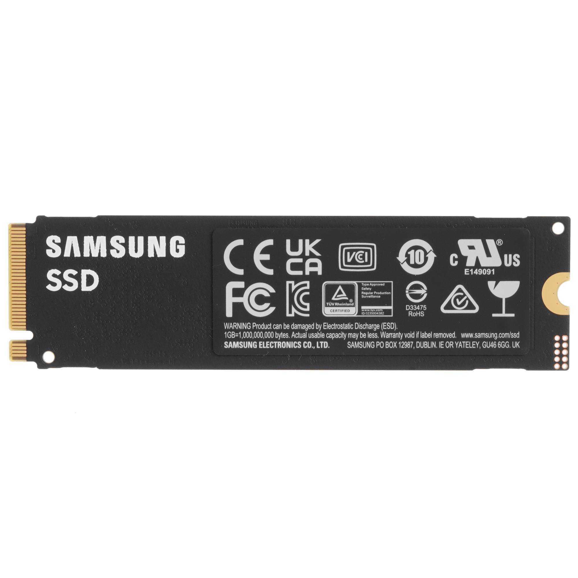 Накопитель SSD Samsung 990 PRO, 1000GB, PCIe 4.0 x4, M.2 2280, NVMe, R/W 7450/6900
