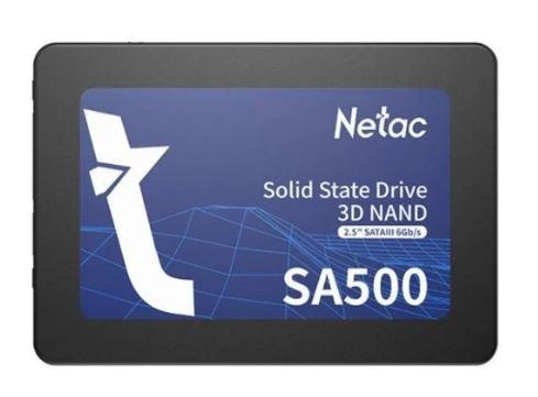 Накопитель SSD Netac SA500, 120Gb, SATA III, 2.5", R/W 500/400