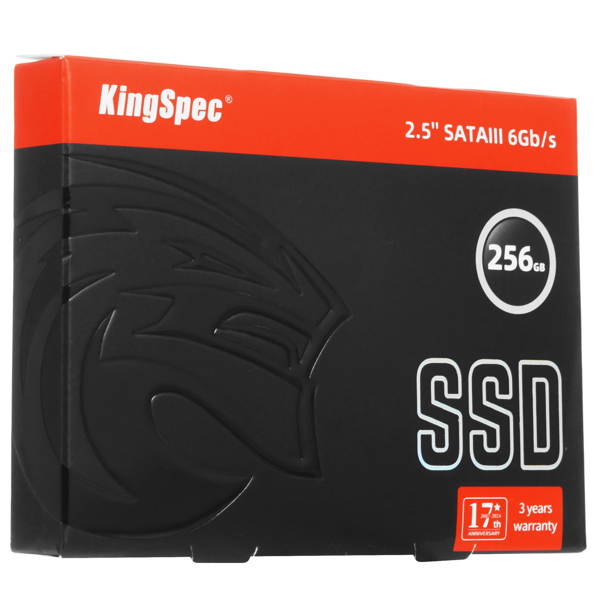 Накопитель SSD KingSpec P3-256, 256Gb, SATA, 2.5", R/W 570/500