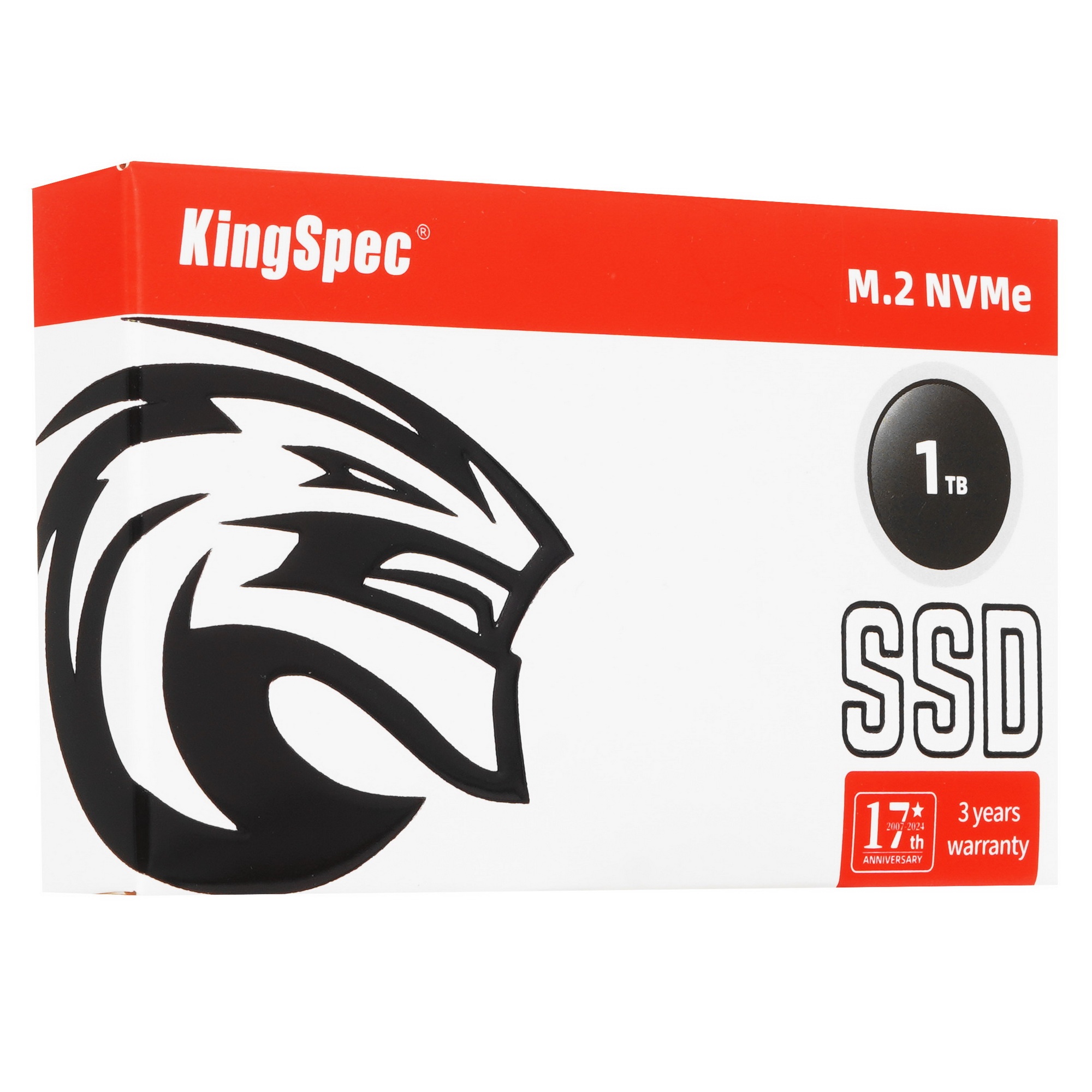 Накопитель SSD KingSpec XG7000, 1Tb, PCIe 4.0 x4, M.2 2280, NVMe, R/W 7400/6600