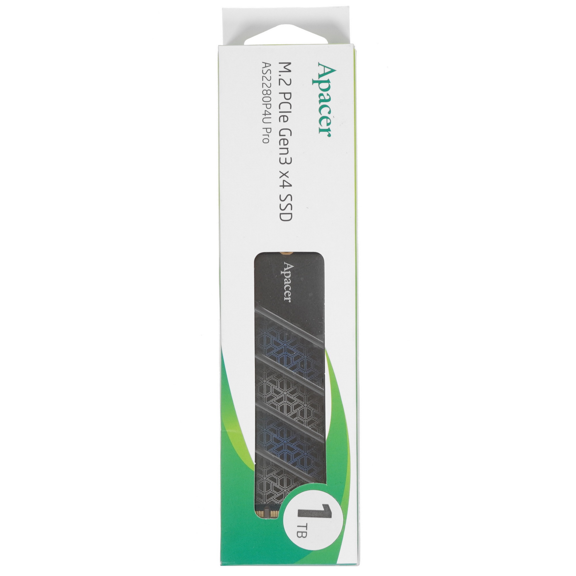 Накопитель SSD Apacer AS2280P4U PRO, 1Tb, M.2 2280, PCIe 3.0 x4, NVMe, R/W 3500/3000