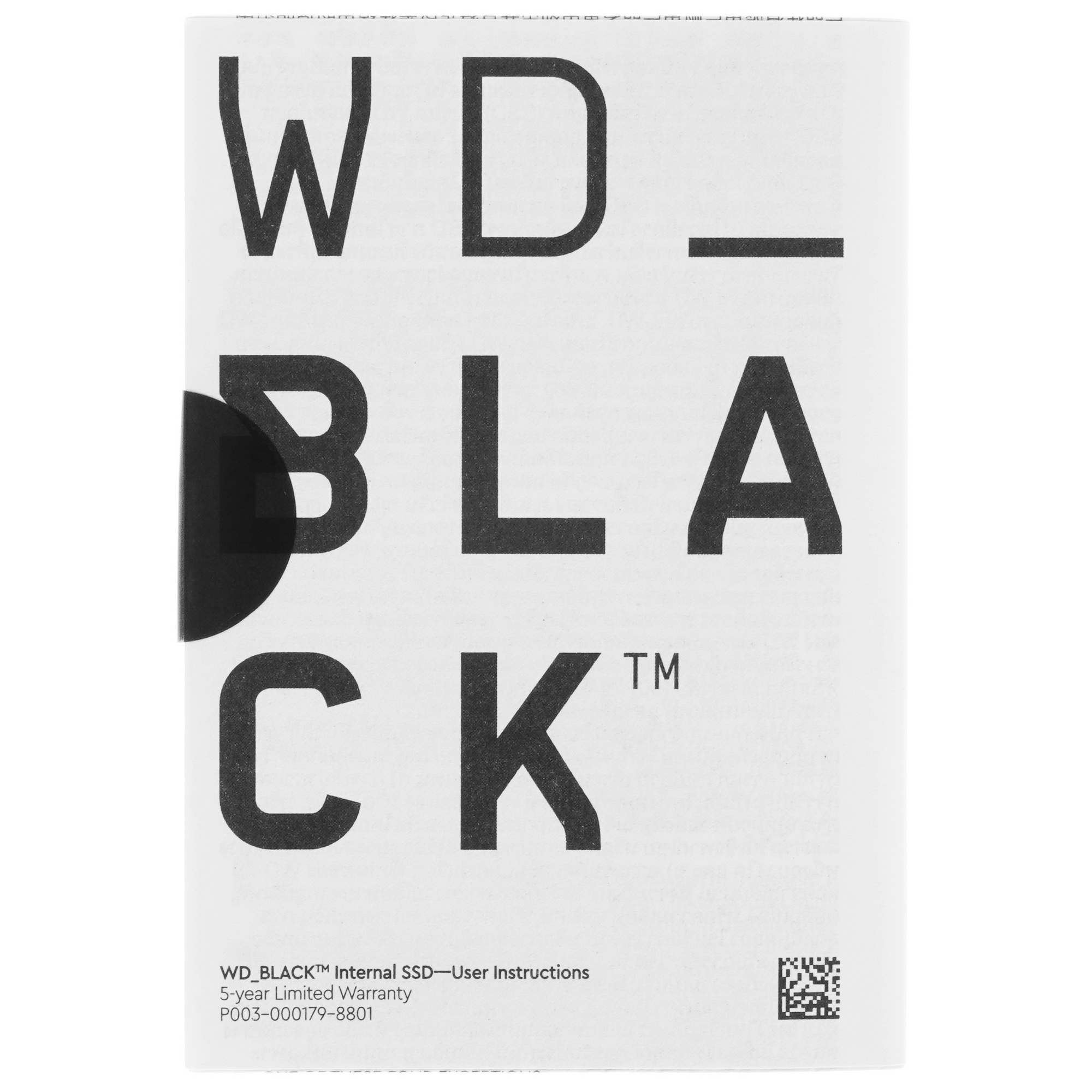 Накопитель SSD WD 1Tb Black SN850X, M.2(22x80mm), NVMe, PCIe 4.0 x4, 3D TLC, R/W 7300/6300MB/s, IOPs