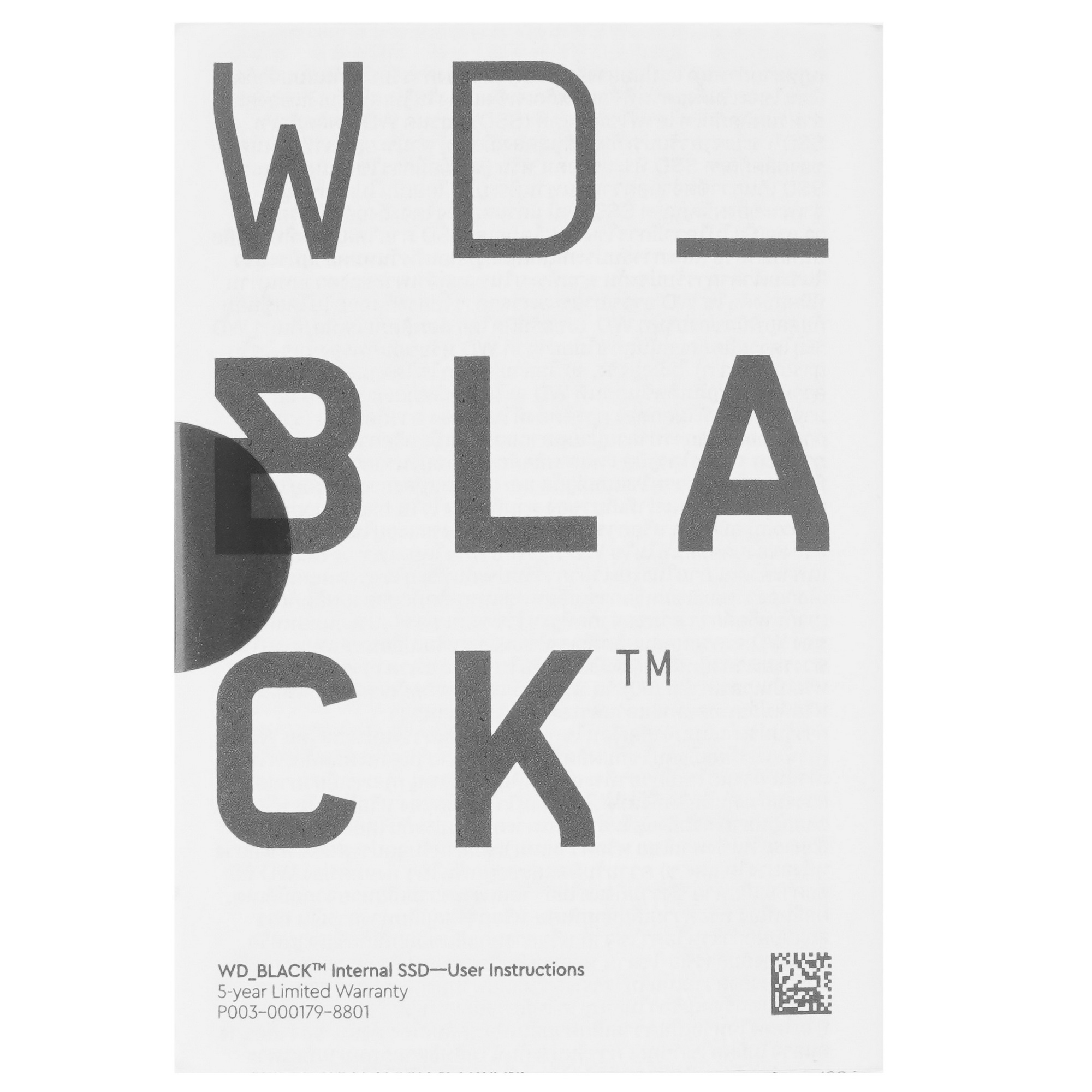 Накопитель WD SSD 2Tb Black SN850X, M.2(22x80mm), NVMe, PCIe 4.0 x4, 3D TLC, R/W 7300/6600MB/s, IOPs