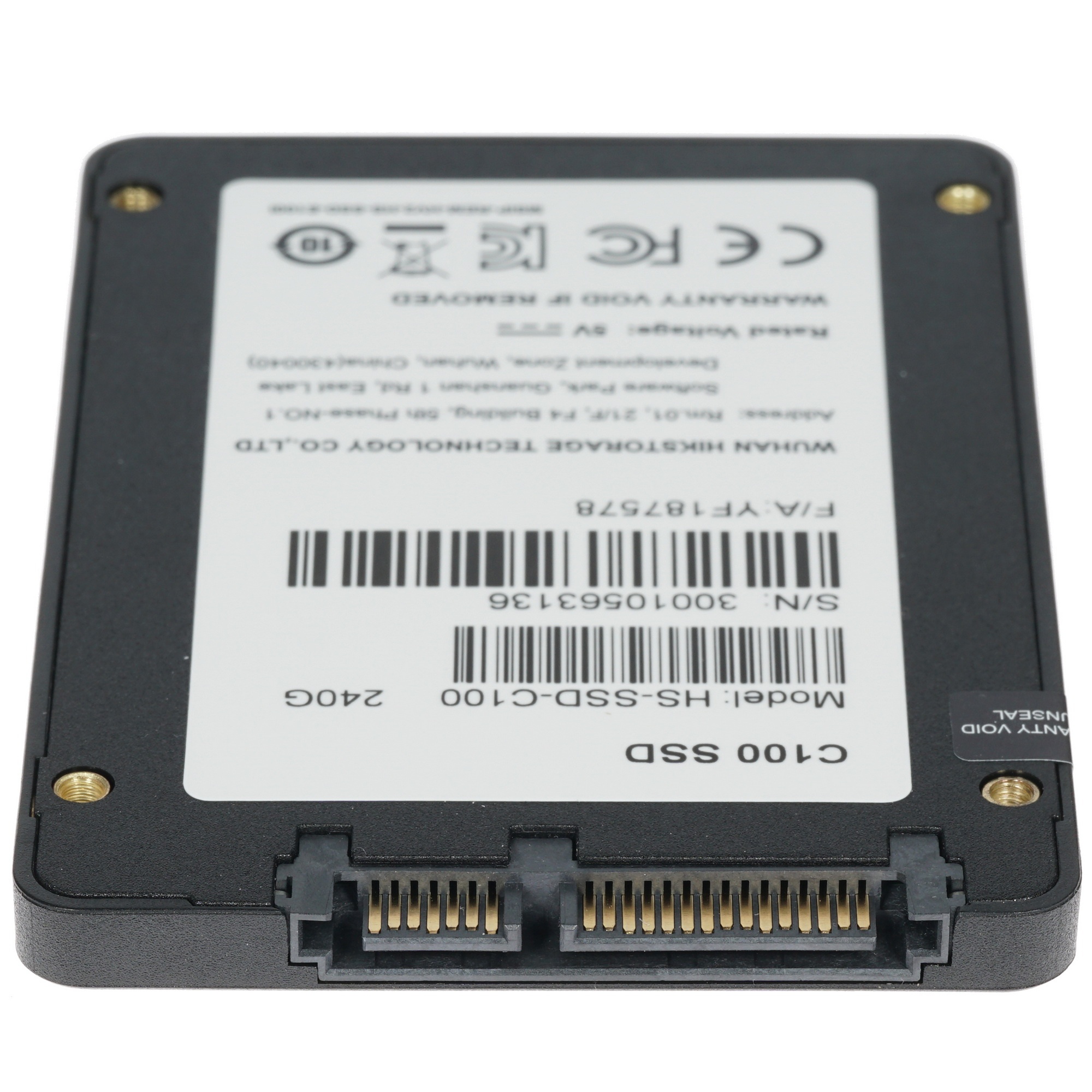 Накопитель SSD Hikvision C100, 240Gb, 2.5", SATA III, R/W 530/400