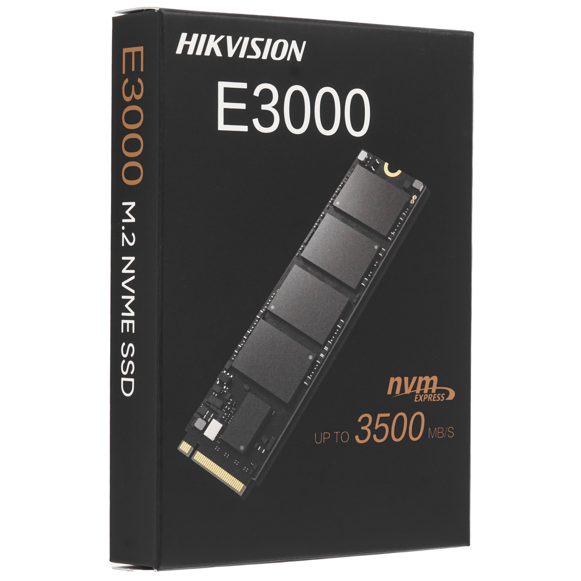 Накопитель SSD Hikvision E3000, 512Gb, PCIe 3.0 x4, M.2 2280, NVMe, R/W 3500/1800