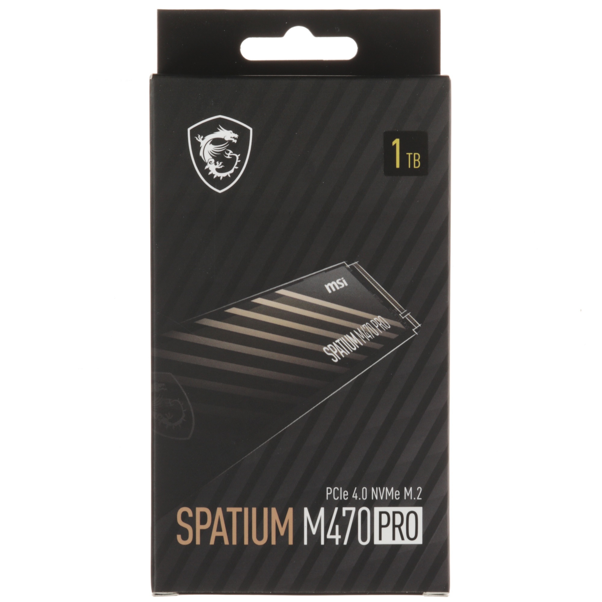 Твердотельный накопитель SSD MSI M.2 2280 1TB SPATIUM M470 PRO Client SSD S78-440L0J0-P83, PCIe Gen4