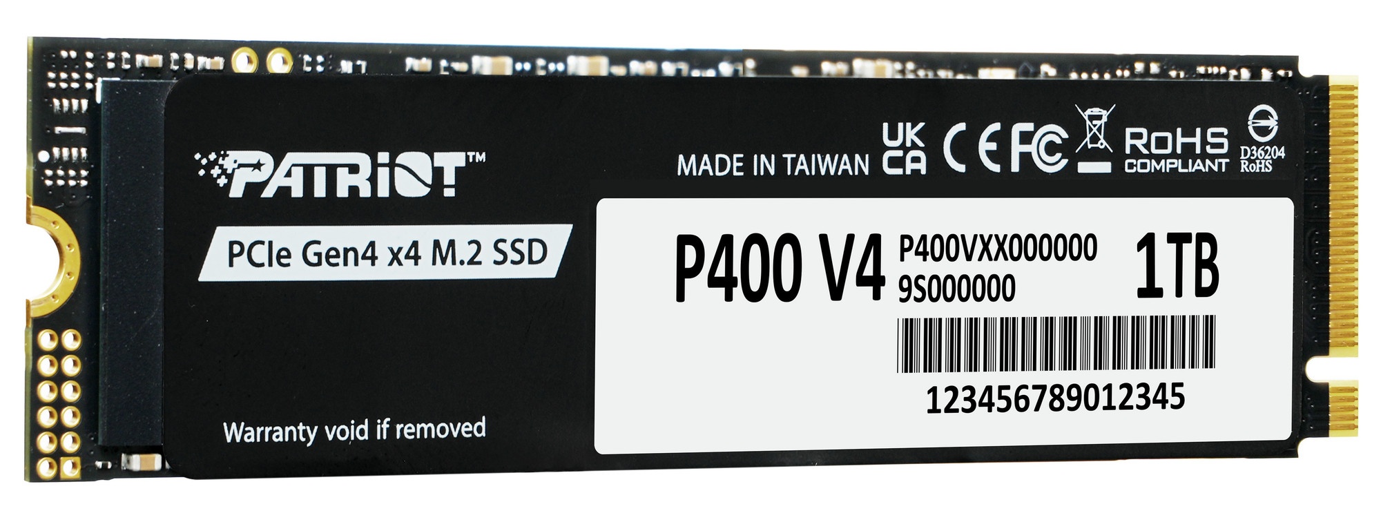 Накопитель SSD Patriot M.2 2280 1Tb P400VP1TBM28H