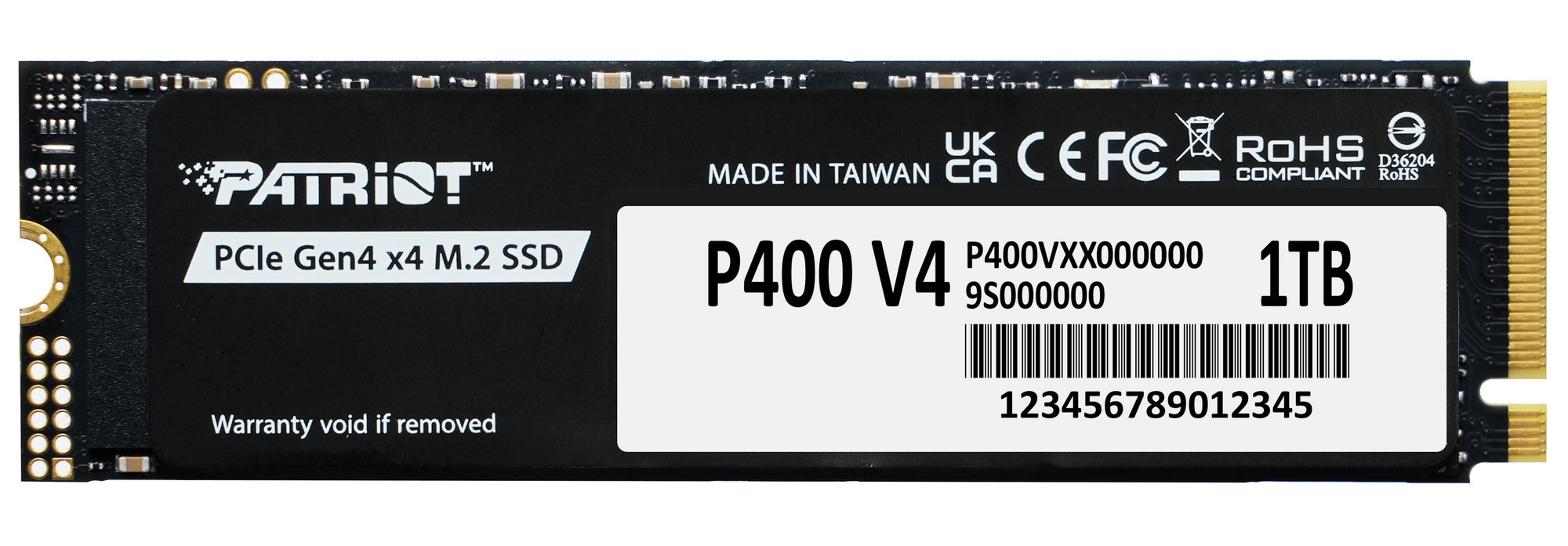 Накопитель SSD Patriot M.2 2280 1Tb P400VP1TBM28H