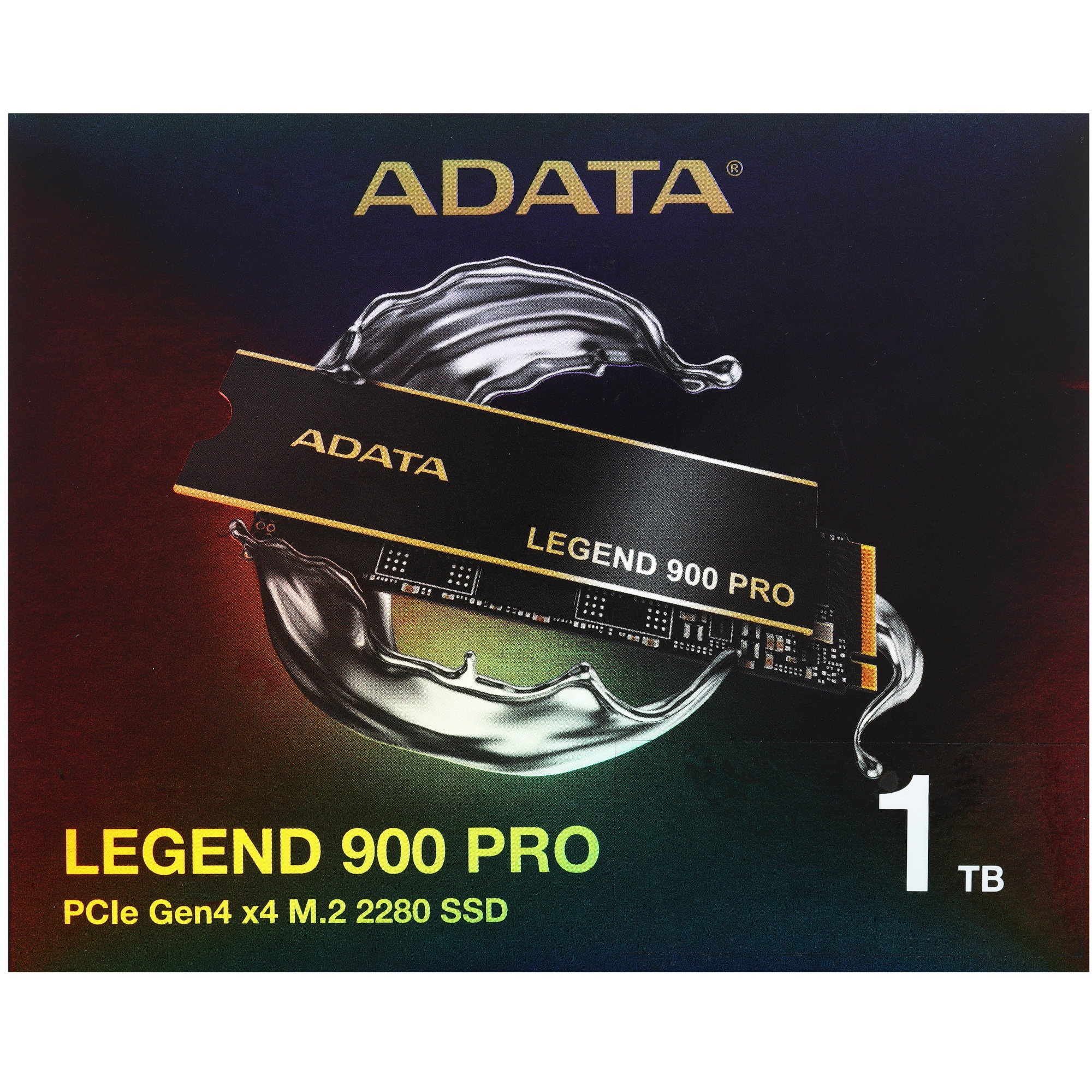 Накопитель SSD ADATA LEGEND 1Tb 900 PRO, M.2(22x80mm), NVMe 1.4, PCIe 4.0 x4, 3D NAND, R/W 7400/6000