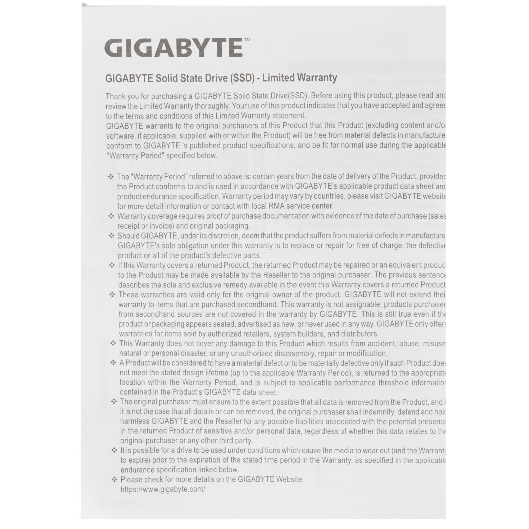 Накопитель SSD Gigabyte, 256Gb, 2.5", SATA III, R/W 520/500