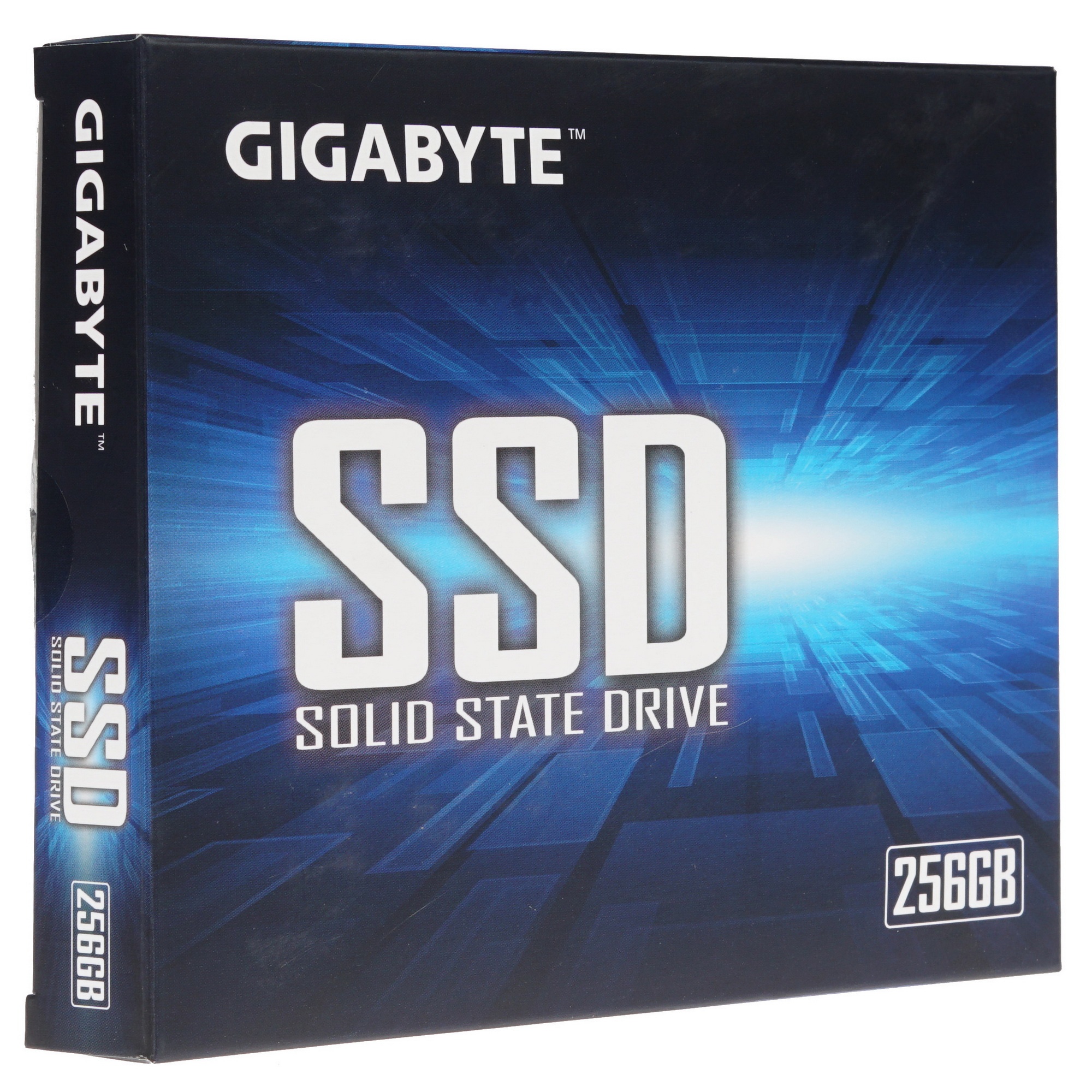 Накопитель SSD Gigabyte, 256Gb, 2.5", SATA III, R/W 520/500