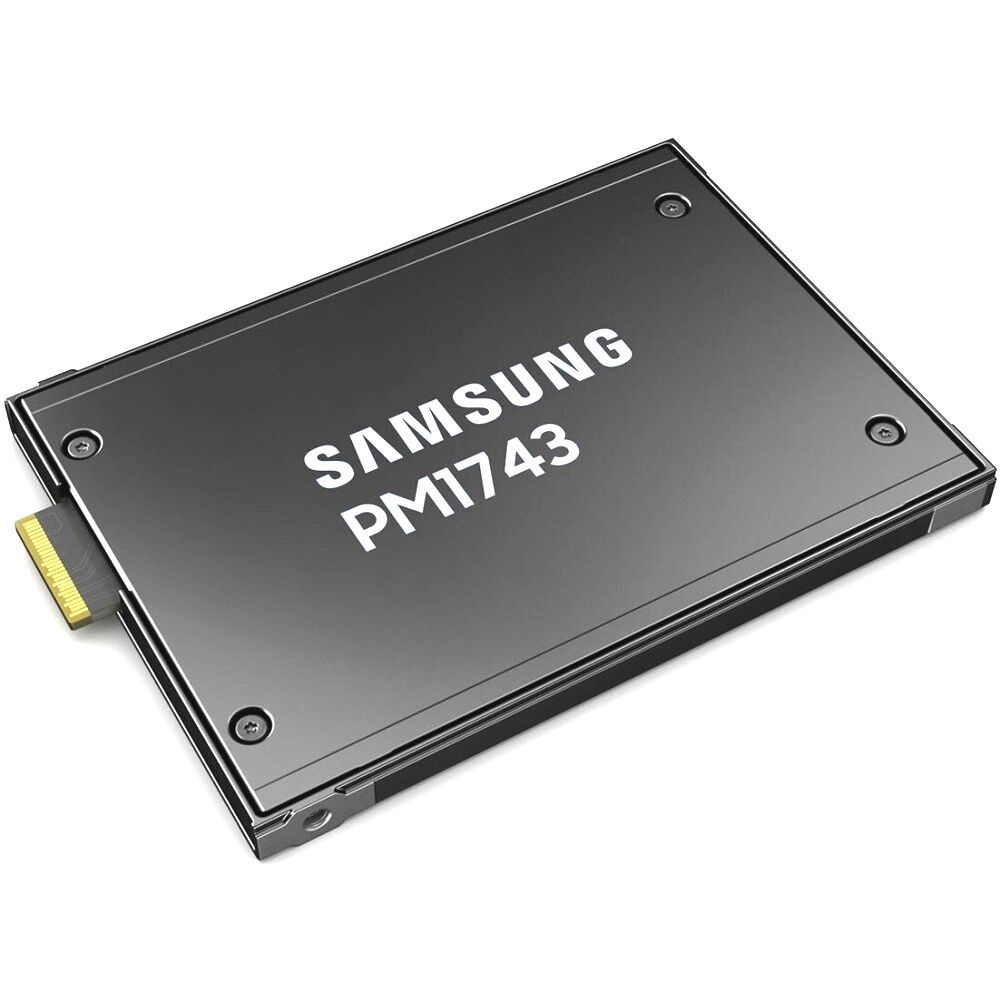 Накопитель SSD Samsung PM1743, 1.92Tb, U.3, PCIe 5.0 x4, NVMe, R/W 14000/3000