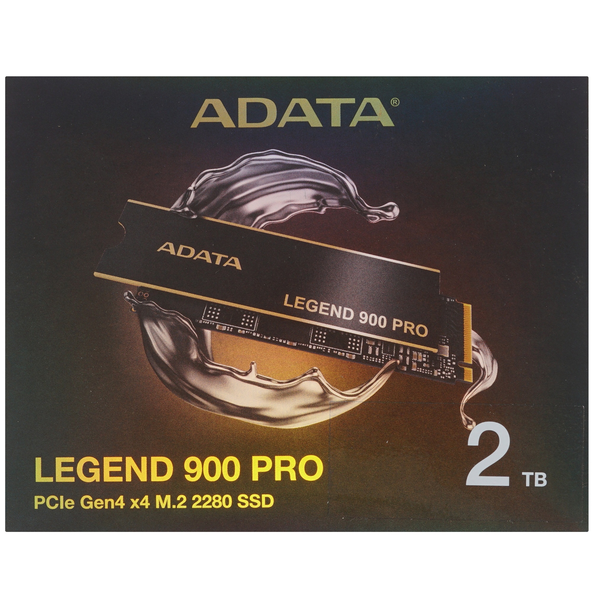 Твердотельный накопитель ADATA SSD LEGEND 900 PRO, 2000GB, M.2(22x80mm), NVMe 1.4, PCIe 4.0 x4, 3D N
