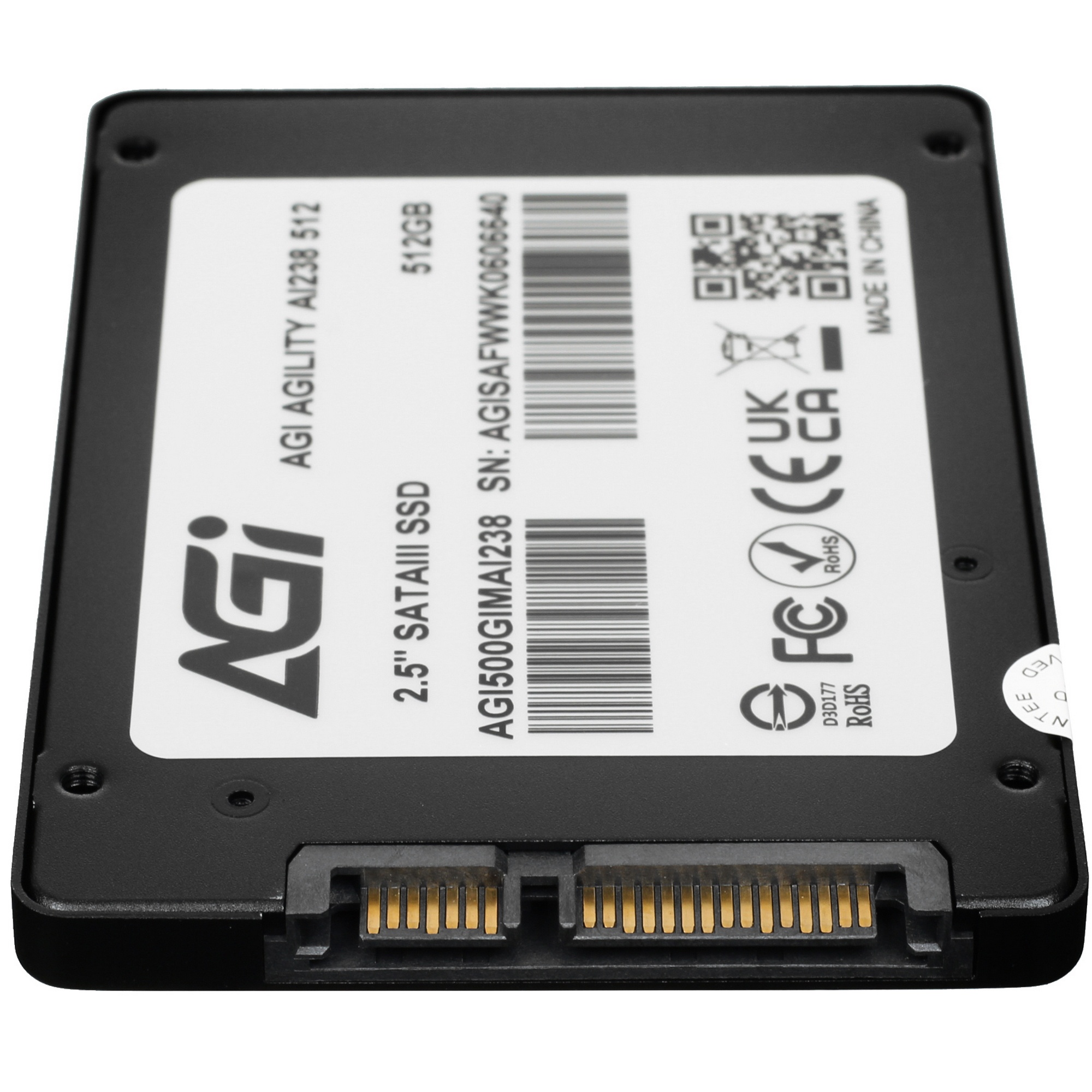 Накопитель SSD AGi SATA-III 512GB AGI500GIMAI238-CB AI238 2.5"