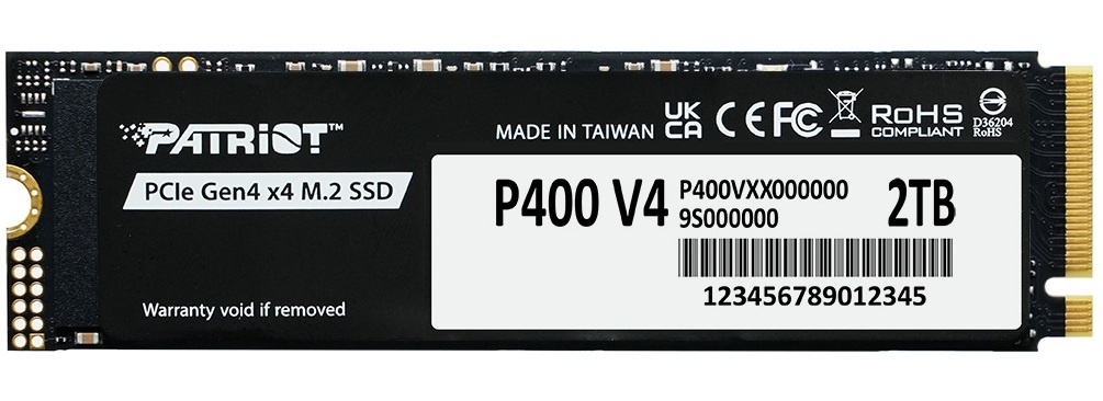 Накопитель SSD Patriot M.2 2280 2Tb P400VP2TBM28H