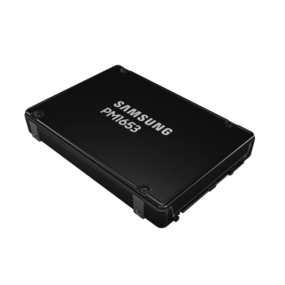 Накопитель SSD Samsung PM1653, 960Gb, SAS 4.0, 2.5", R/W 4200/1200