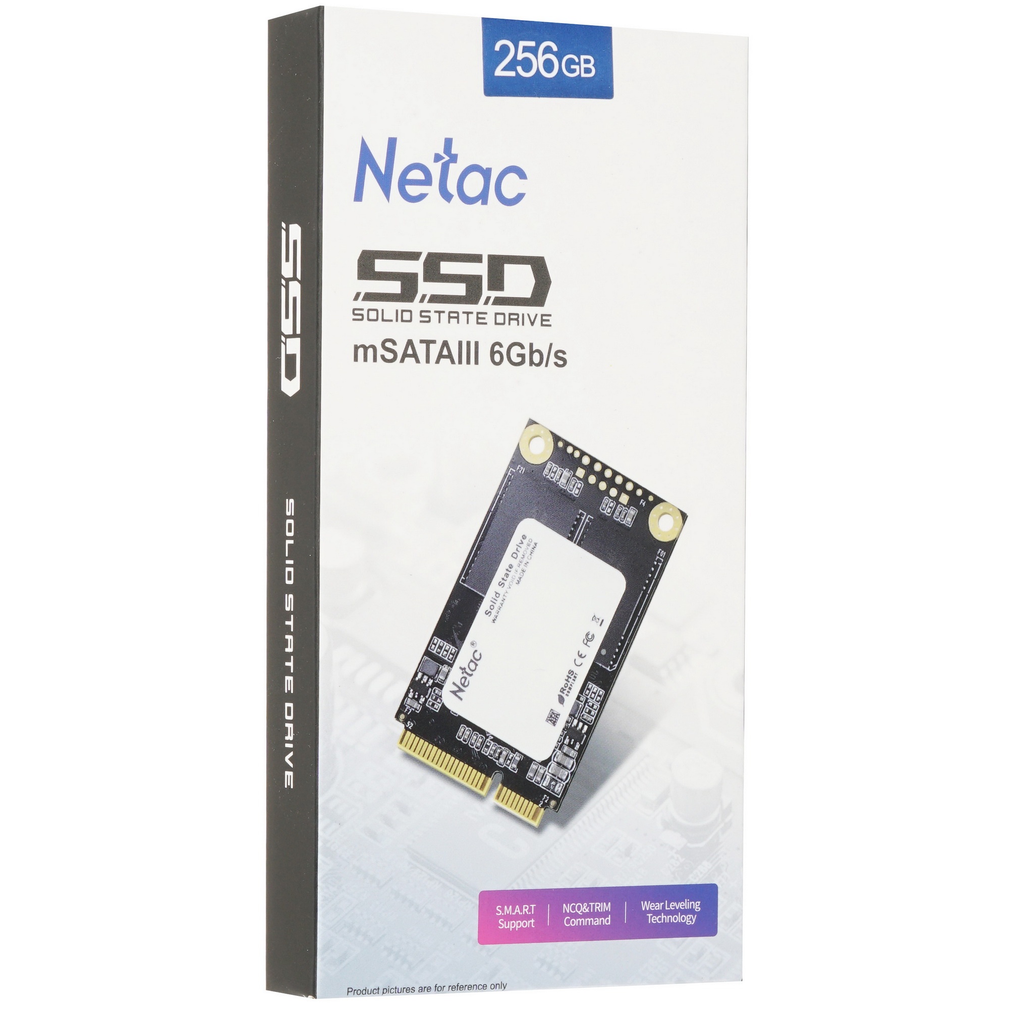 Накопитель SSD Netac N5M, 256GB, mSATA, R/W 560/520