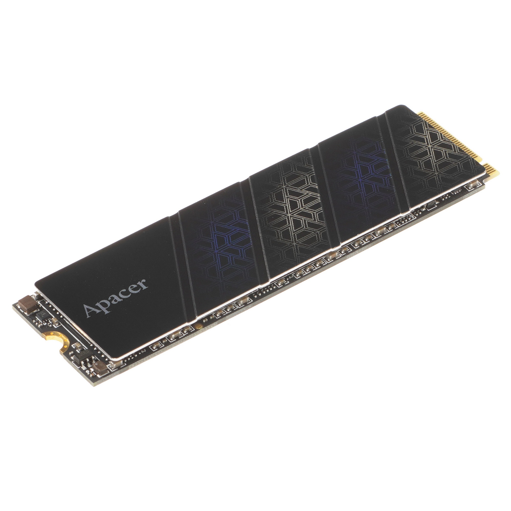 Накопитель SSD Apacer AS2280P4U PRO, 2Tb, M.2 2280, PCIe 3.0 x4, R/W 3500/3000, с радиатором