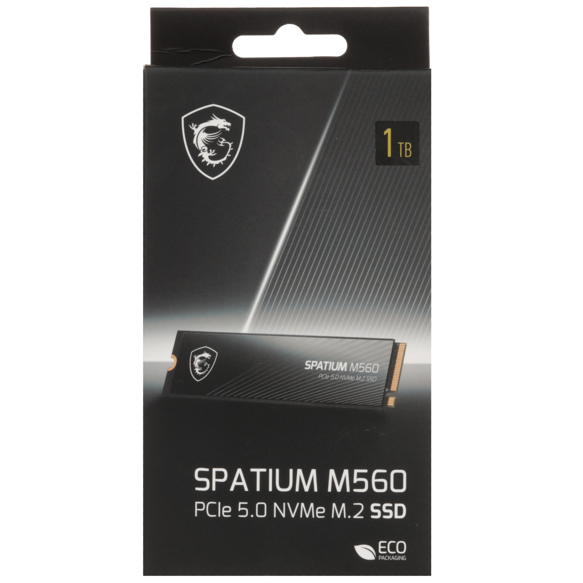SSD жесткий диск PCIE 5.0 NVME M.2 1TB SPATIUM M560 1TB MSI