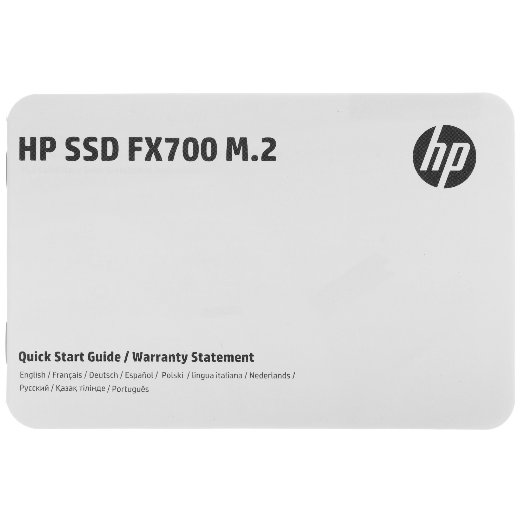 Накопитель SSD HP FX700, 4000Gb, M.2 2280, PCIe 4.0 x4, NVMe, R/W 7200/6200