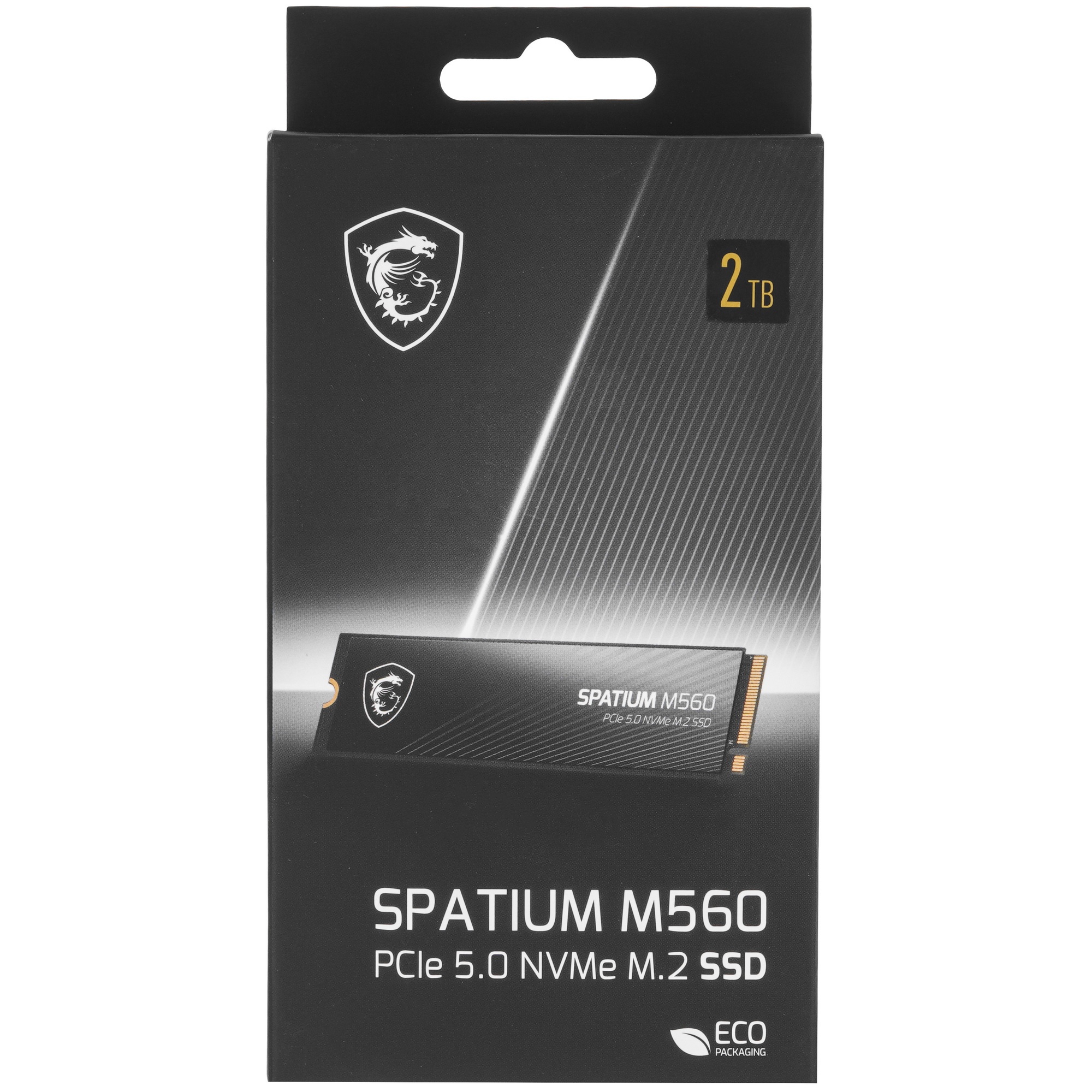 Твердотельный накопитель SSD MSI M.2 2280 2TB SPATIUM M560 Client SSD S78-440Q940-P83, PCIe Gen4x4 w