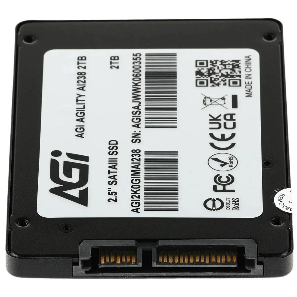 Твердотельный накопитель SSD AGI  AI238 SSD 2.5" 2TB QLC RETAIL-Color Box