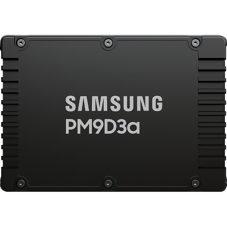Твердотельный накопитель Samsung SSD PM9D3a, 3840GB, U.3(2.5" 15mm), NVMe, PCIe 5.0x4, 3D TLC, R/W 1