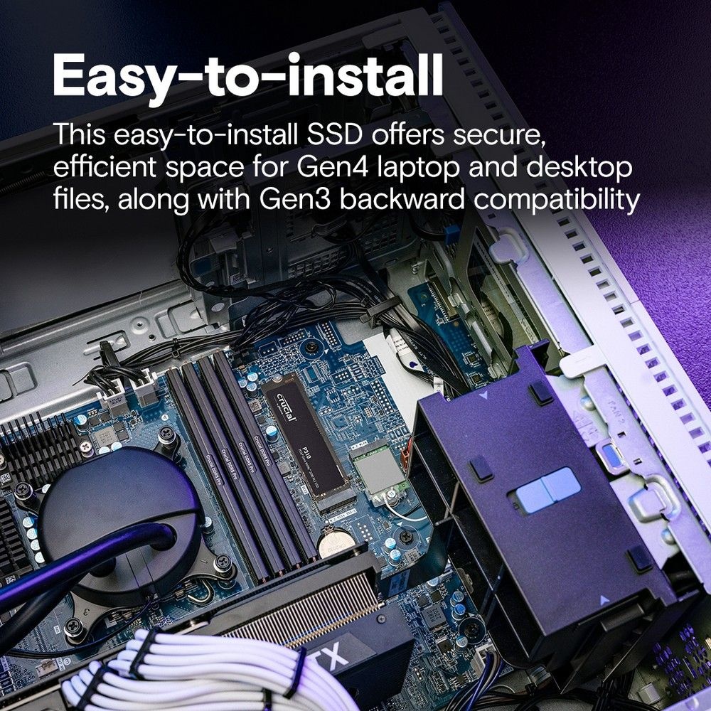 Твердотельный накопитель SSD Crucial P310 4Tb PCIe Gen4 NVMe 2280 M.2 SSD CT4000P310SSD8
