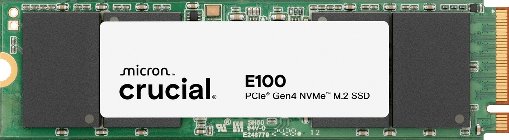 Твердотельный накопитель SSD M.2 Crucial 2.0Tb E100  (PCIe 4x4, up to 5000/4000MBs,