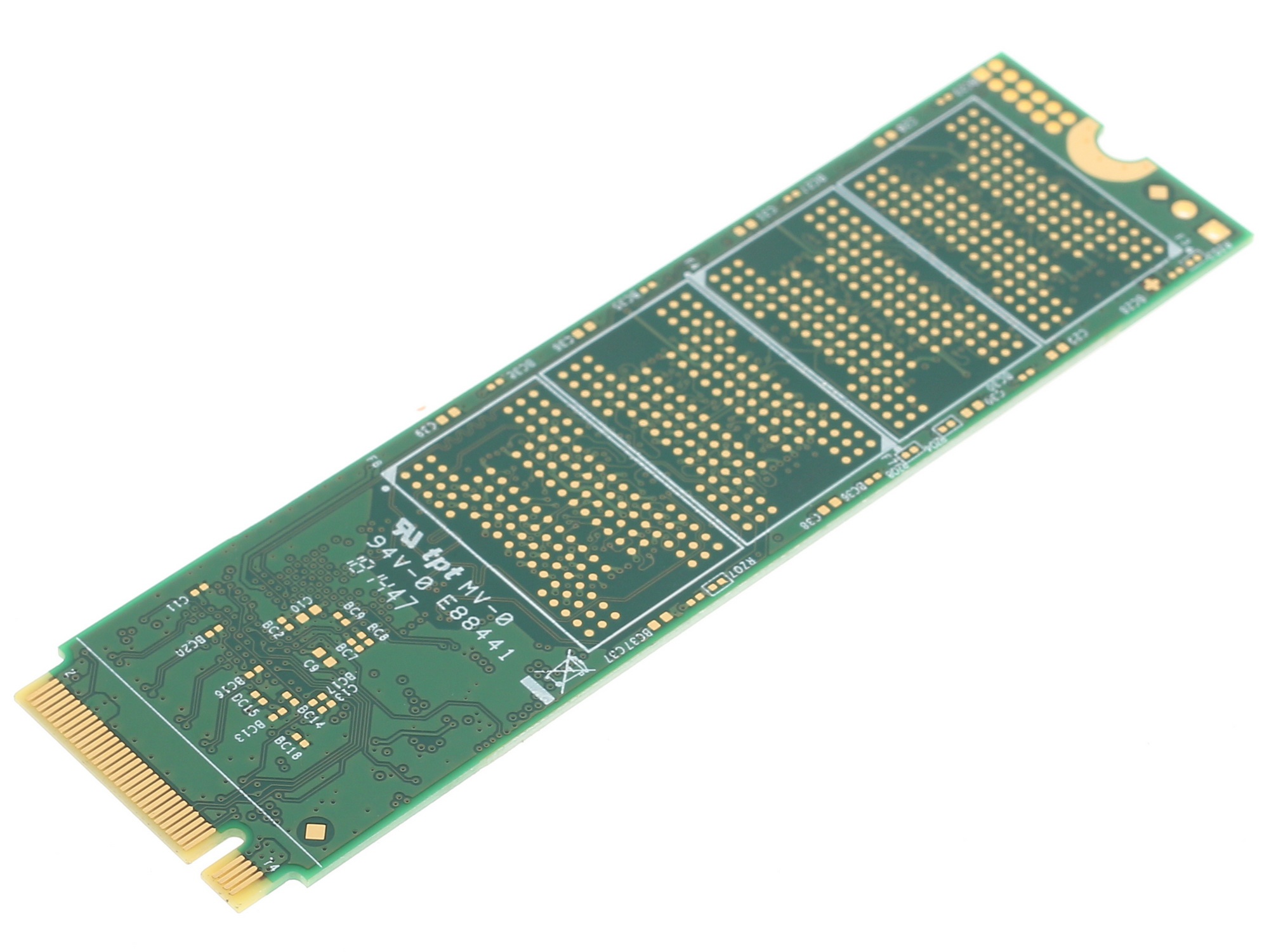 Накопитель SSD Transcend MTE110S, 128Gb, M.2 2280, PCIe 3.0 x4, NVMe, R/W 1600/400