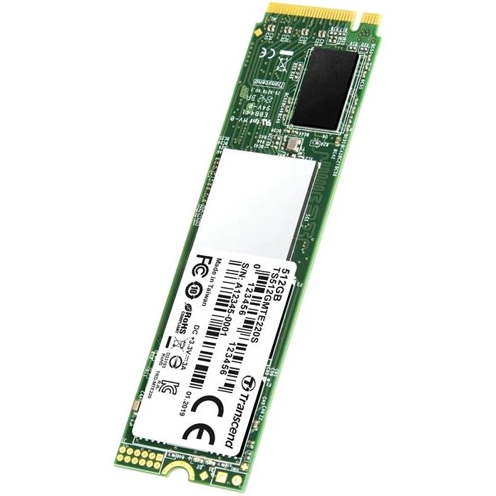 Накопитель SSD 512GB Transcend MTE220S, 3D TLC NAND, M.2, PCI-E 4x [ R/W - 2800/3500 MB/s]