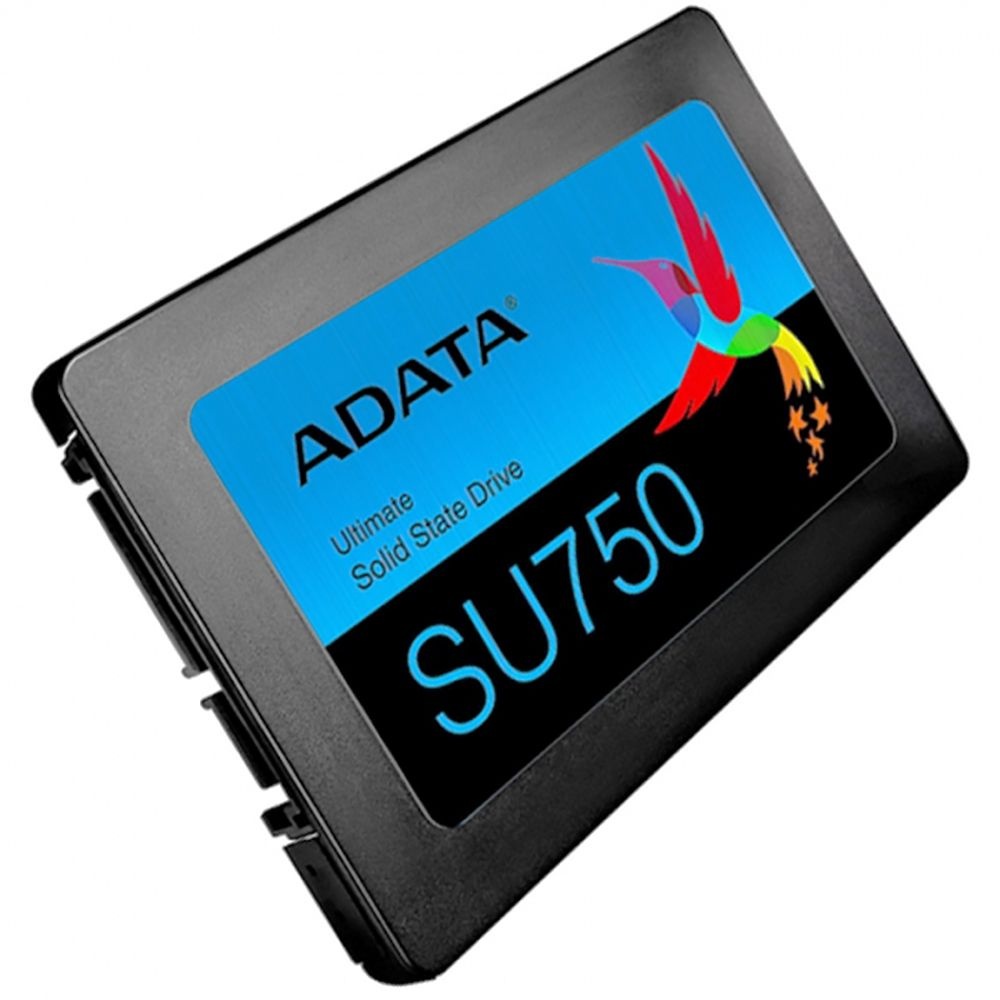 Накопитель SSD 2.5" 256GB ADATA SU750 Client SSD ASU750SS-256GT-C SATA 6Gb/s, 550/520, IOPS 65/75K,