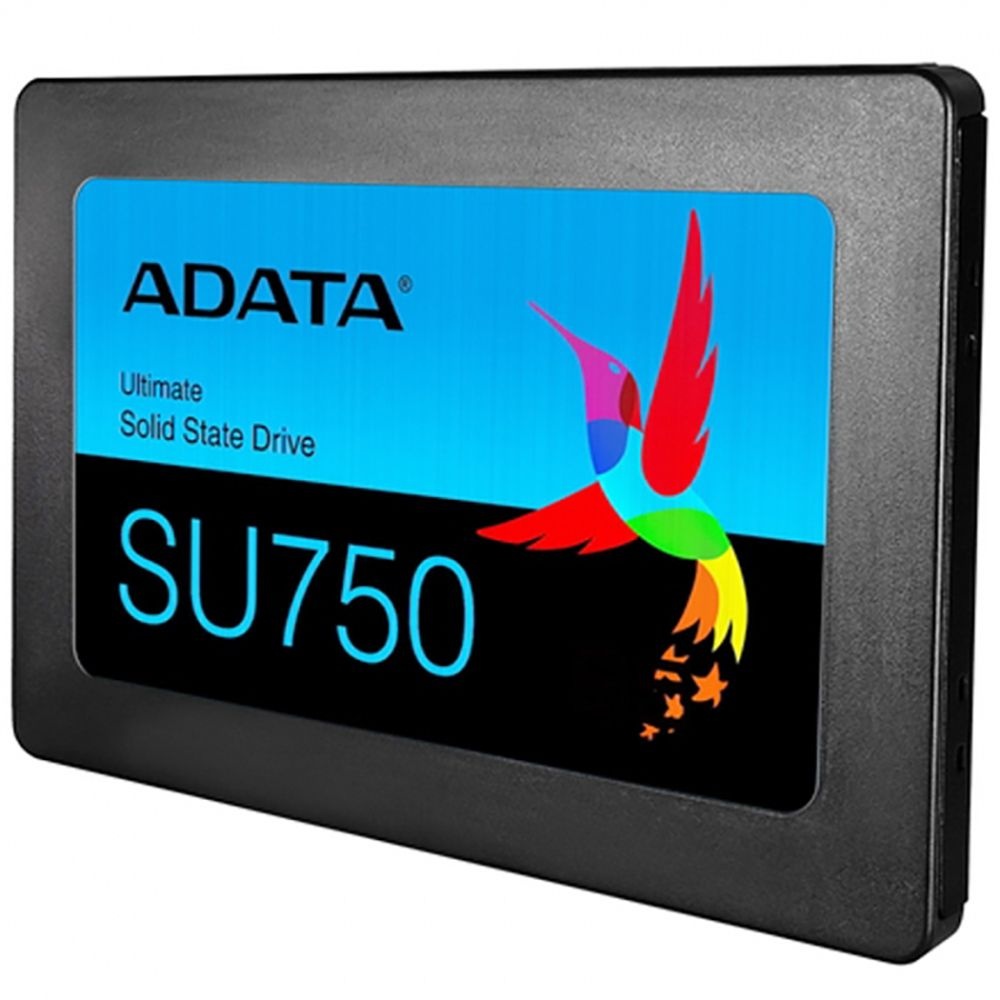 Накопитель SSD 2.5" 256GB ADATA SU750 Client SSD ASU750SS-256GT-C SATA 6Gb/s, 550/520, IOPS 65/75K,