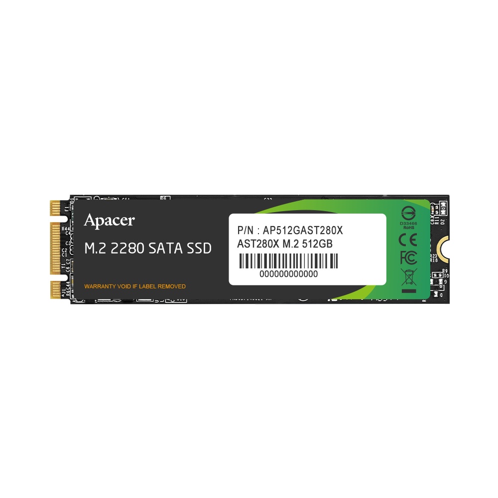 Накопитель SSD Apacer M.2 2280 512GB AST280X Client SSD AP512GAST280X-1