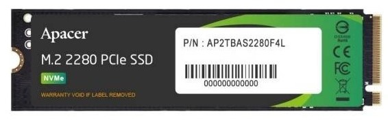Накопитель SSD M.2 2280 1TB NVMe PCIE 5.0 x4 12000/11800 AP2TBAS2280F4L-1 APACER