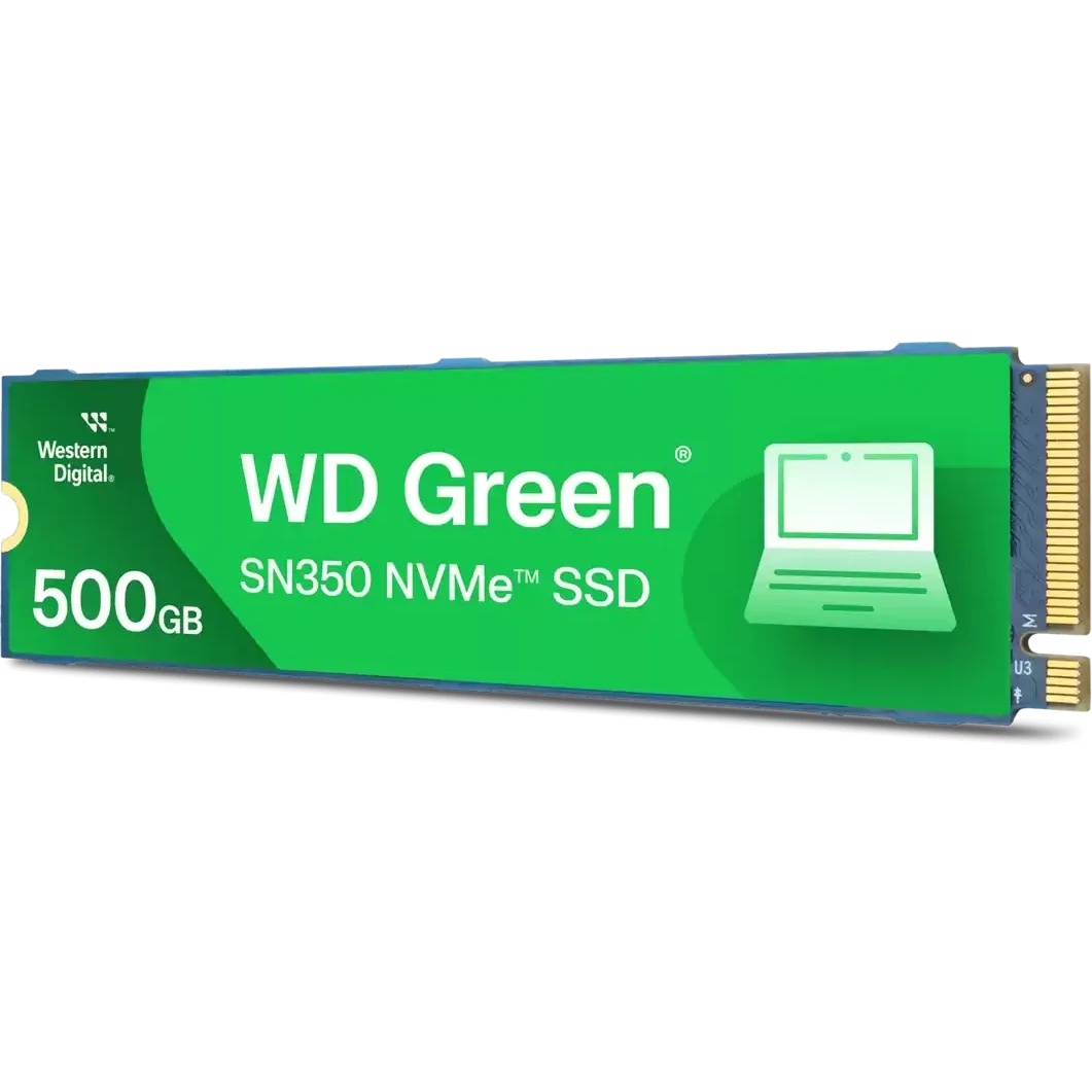 Накопитель SSD WD Green SN350 WDS500G2GOC 500GB M2.2280 NVMe PCIe Gen3х4