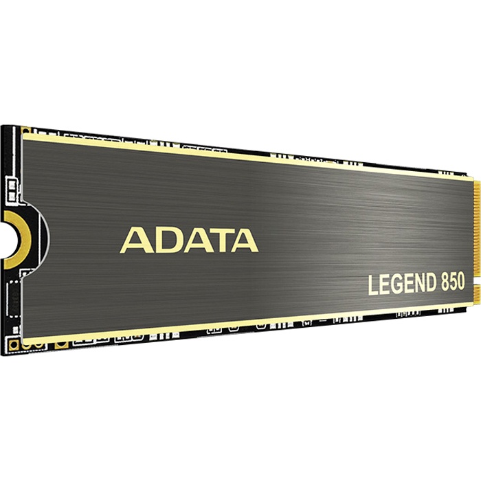 Накопитель SSD ADATA LEGEND 850, 1Tb, PCIe 4.0 x4, M.2 2280, NVMe, R/W 5000/4500, с радиатором