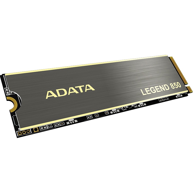 Накопитель SSD ADATA LEGEND 850, 1Tb, PCIe 4.0 x4, M.2 2280, NVMe, R/W 5000/4500, с радиатором