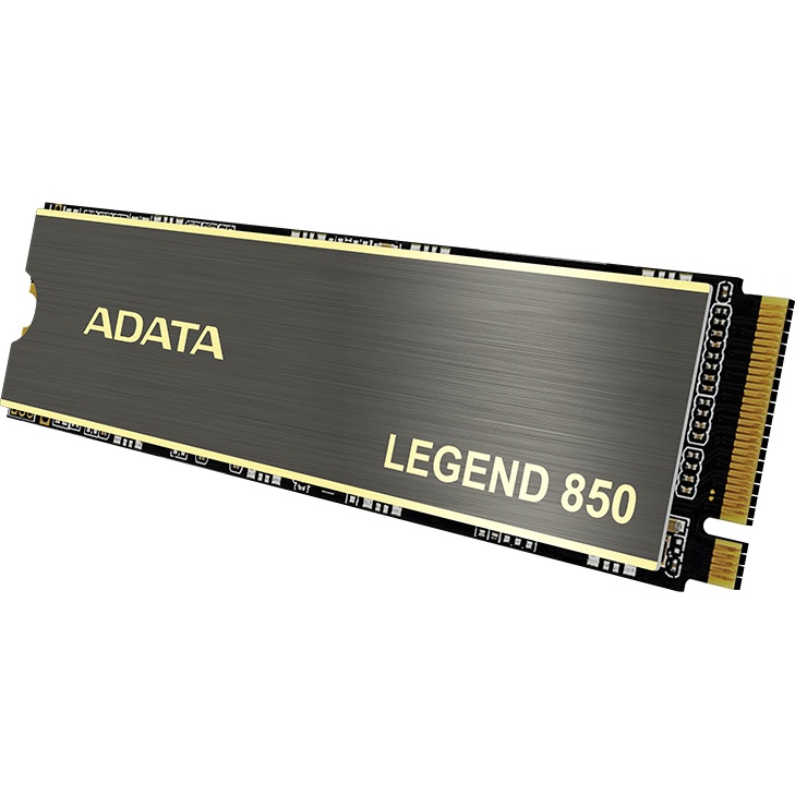 Накопитель SSD ADATA LEGEND 850, 1Tb, PCIe 4.0 x4, M.2 2280, NVMe, R/W 5000/4500, с радиатором