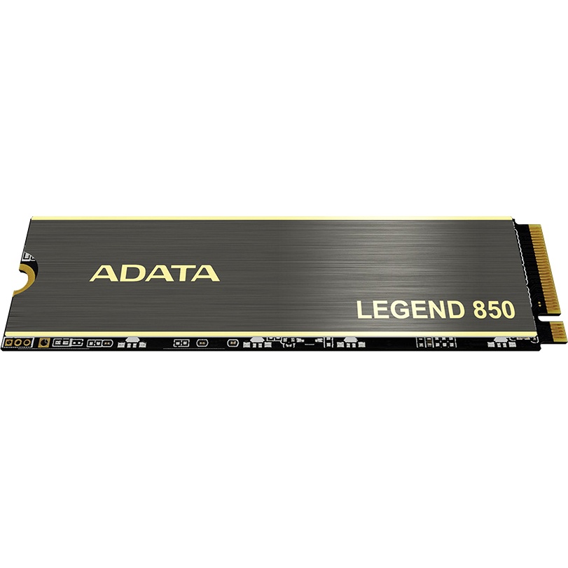 Накопитель SSD ADATA LEGEND 850, 1Tb, PCIe 4.0 x4, M.2 2280, NVMe, R/W 5000/4500, с радиатором